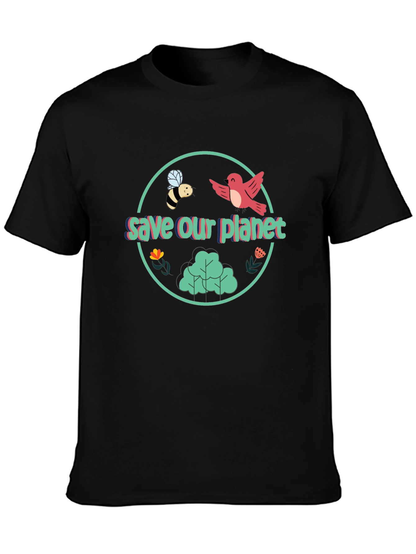 Eco-Friendly Save Our Planet Graphic Tee