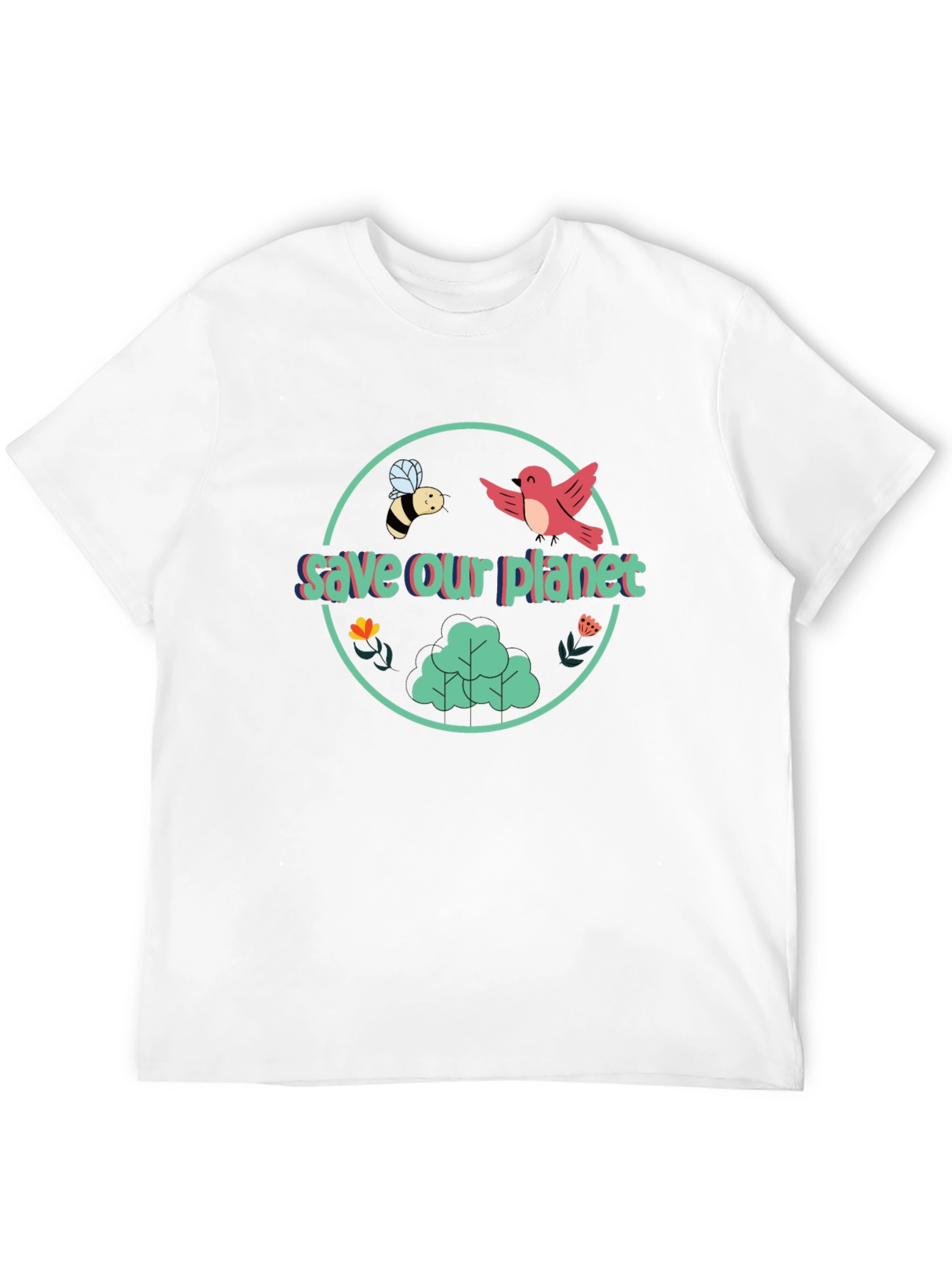 Eco-Friendly Save Our Planet Graphic Tee