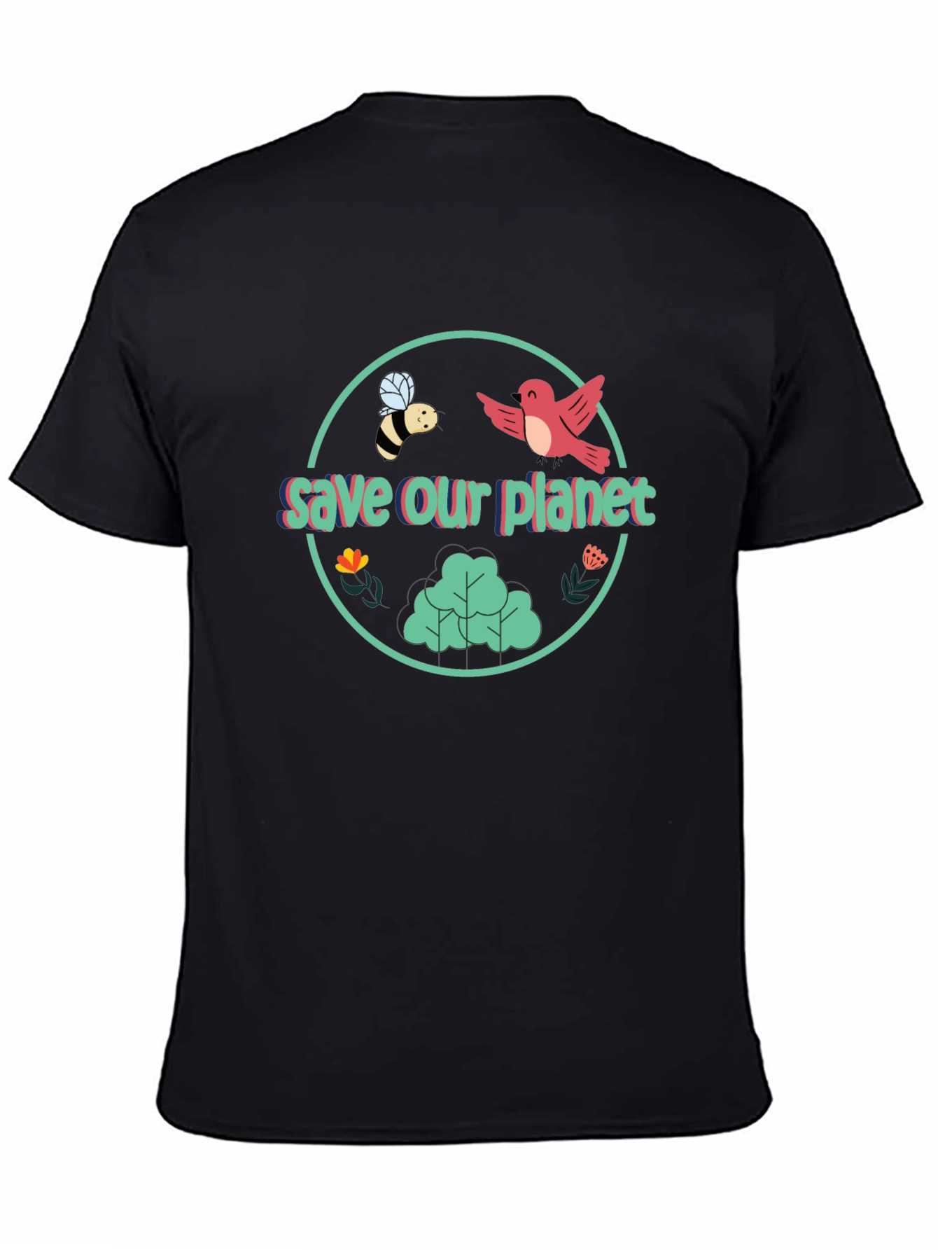 Eco-Friendly Save Our Planet Graphic Tee