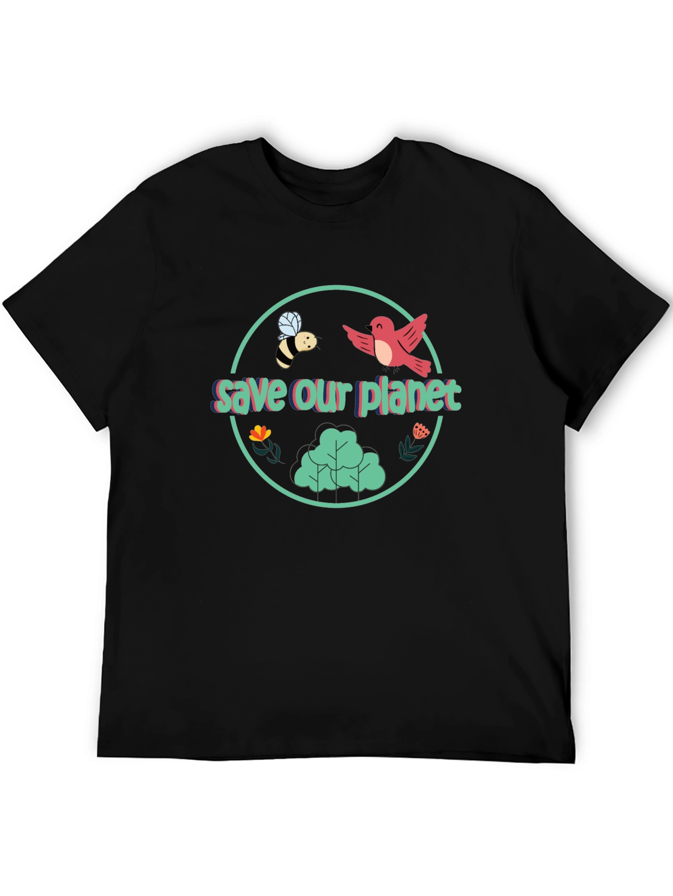 Eco-Friendly Save Our Planet Graphic Tee