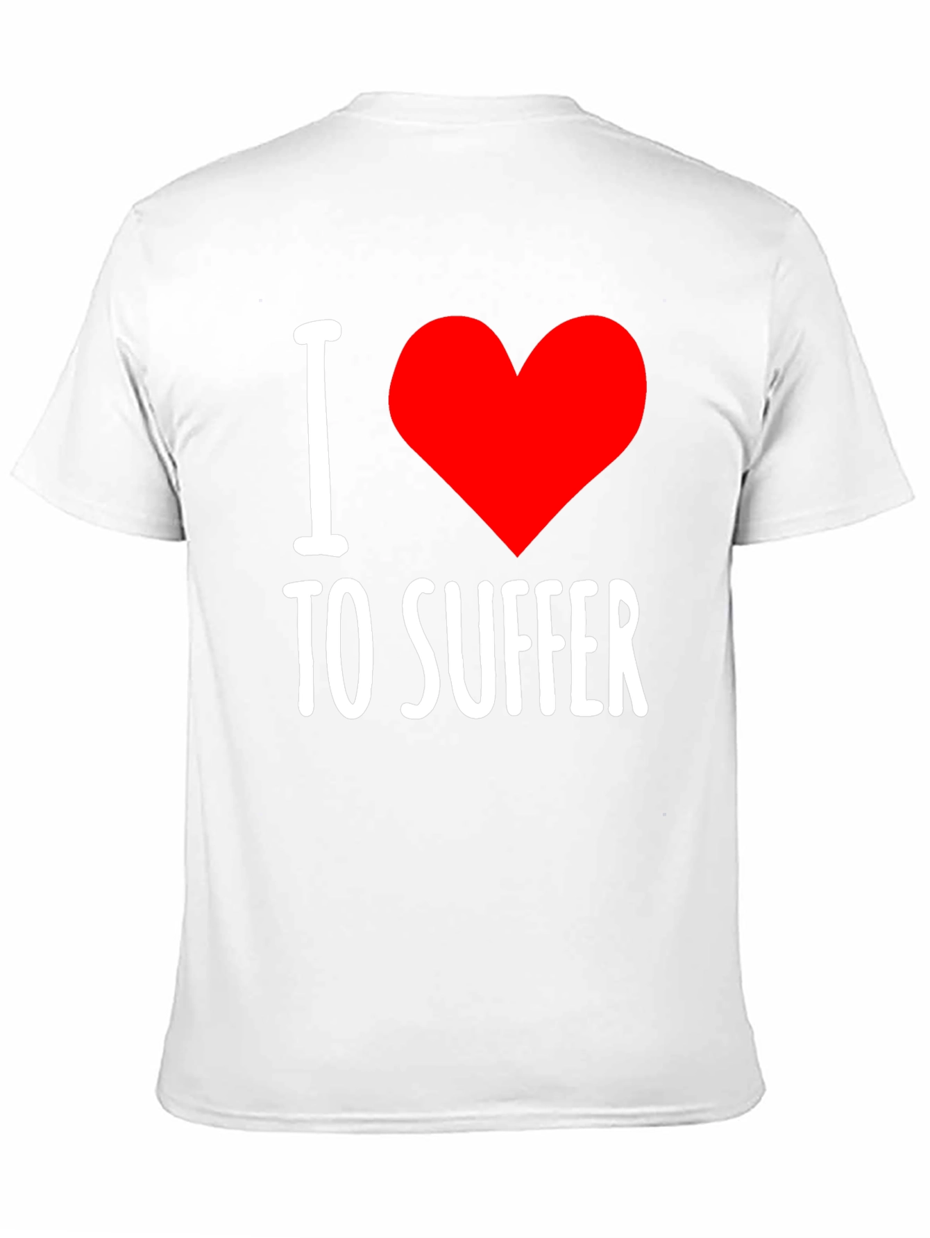 I Heart To Suffer Black Graphic Tee