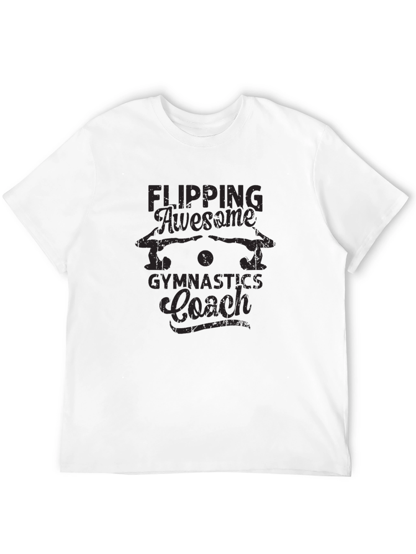 Gymnastics Coach Black T-Shirt
