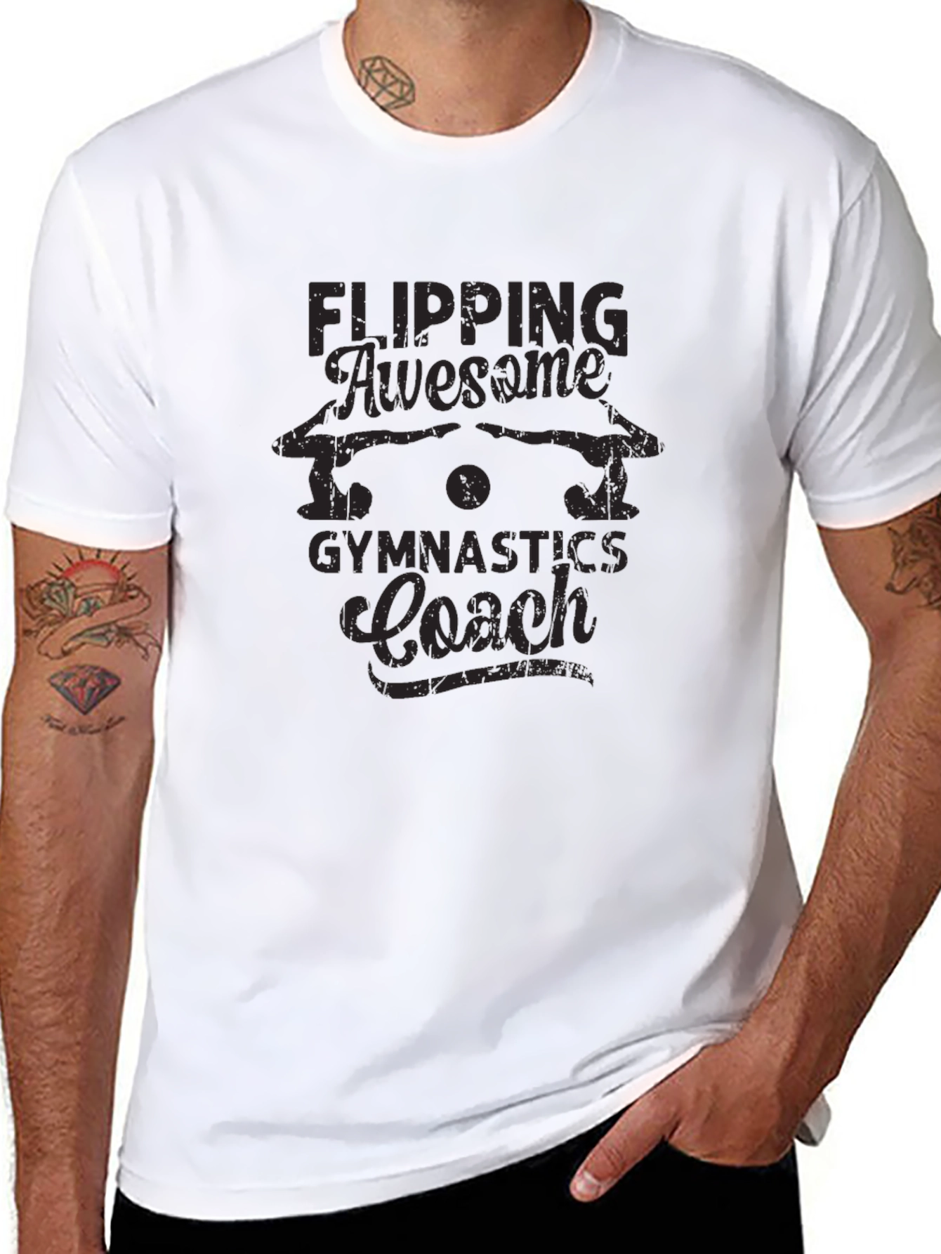 Gymnastics Coach Black T-Shirt