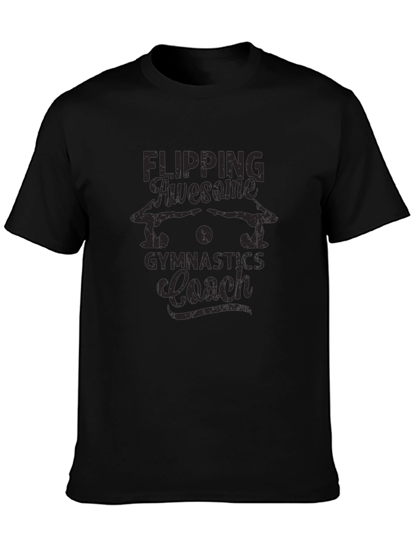 Gymnastics Coach Black T-Shirt