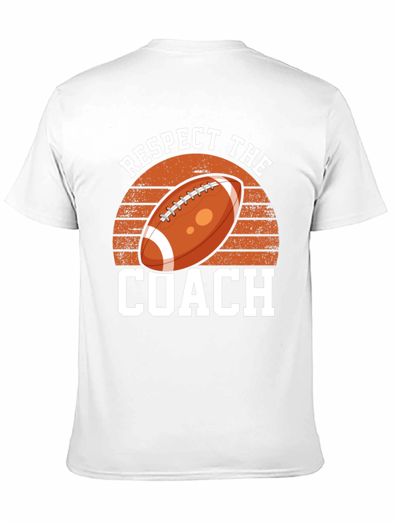 Respect The Coach Football Graphic T-Shirt