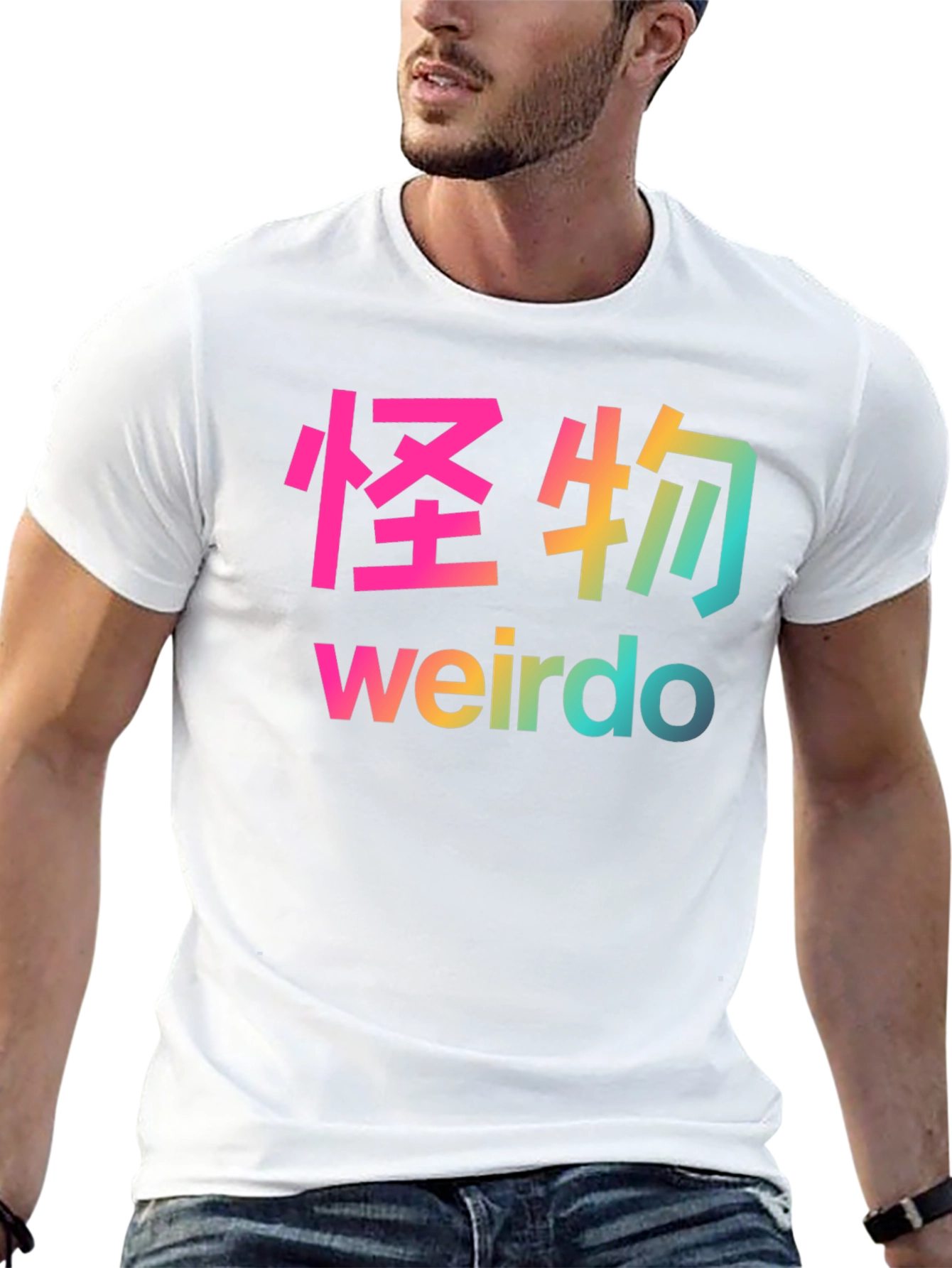 Rainbow Weirdo Graphic T-Shirt