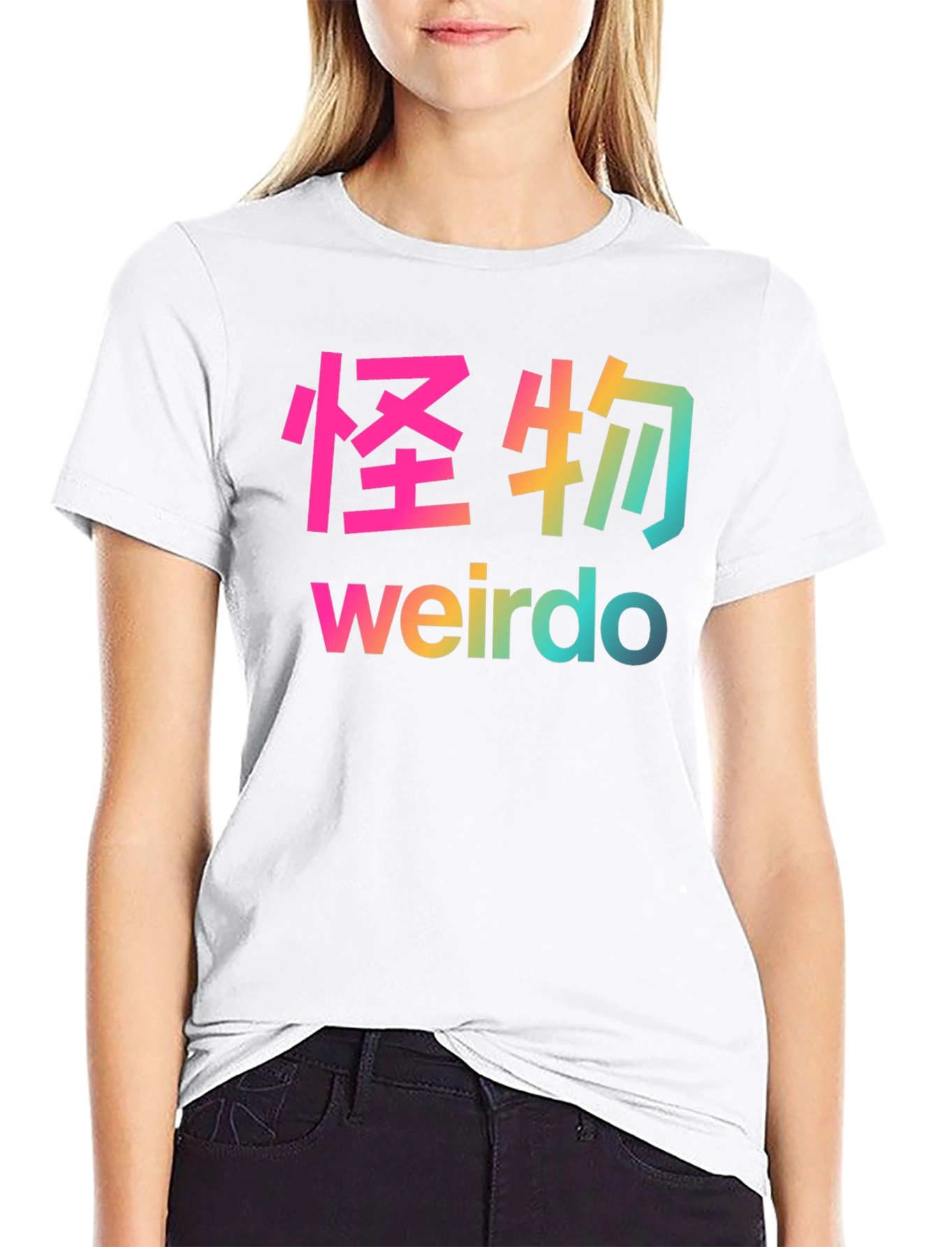Rainbow Weirdo Graphic T-Shirt