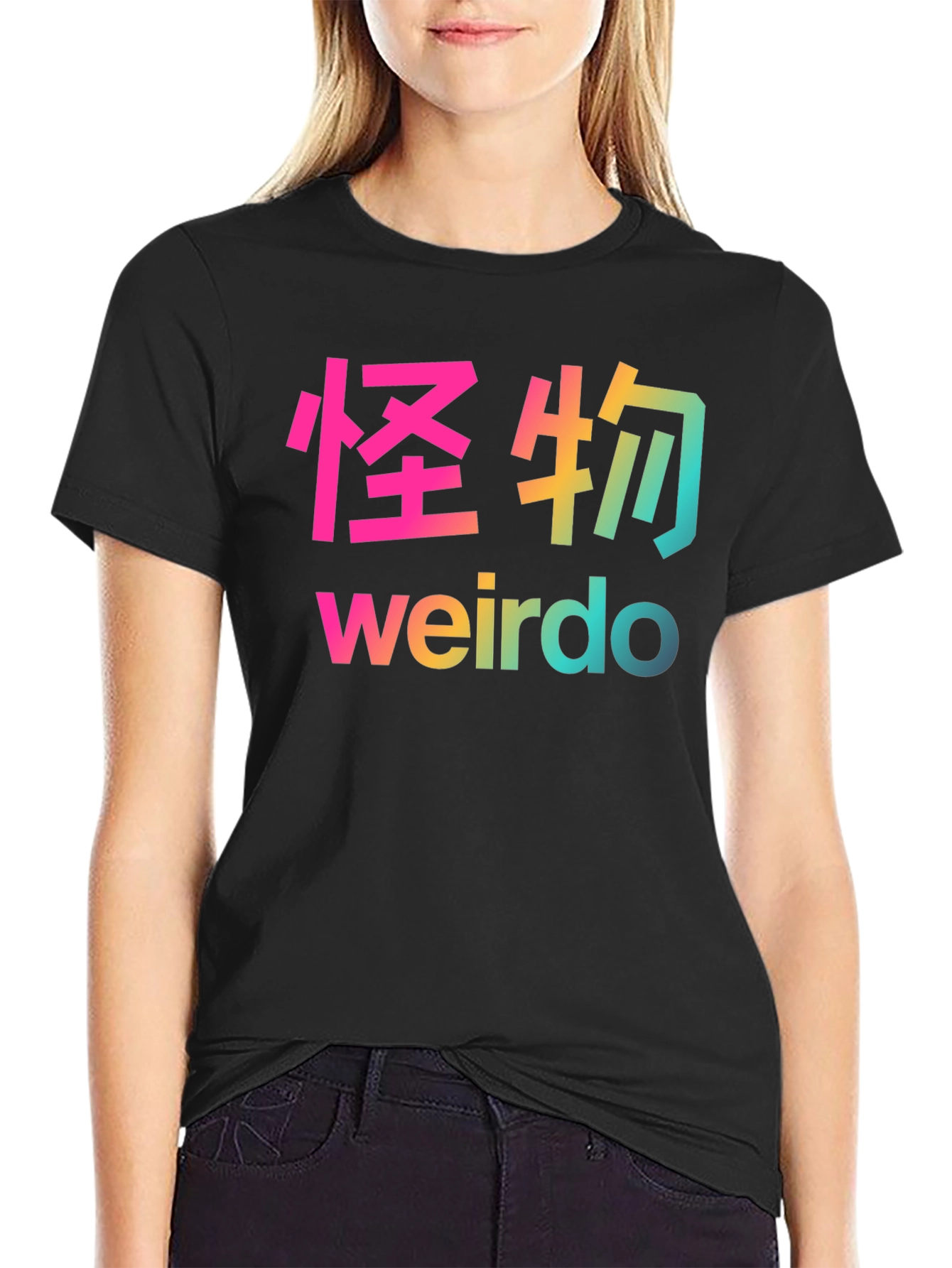 Rainbow Weirdo Graphic T-Shirt