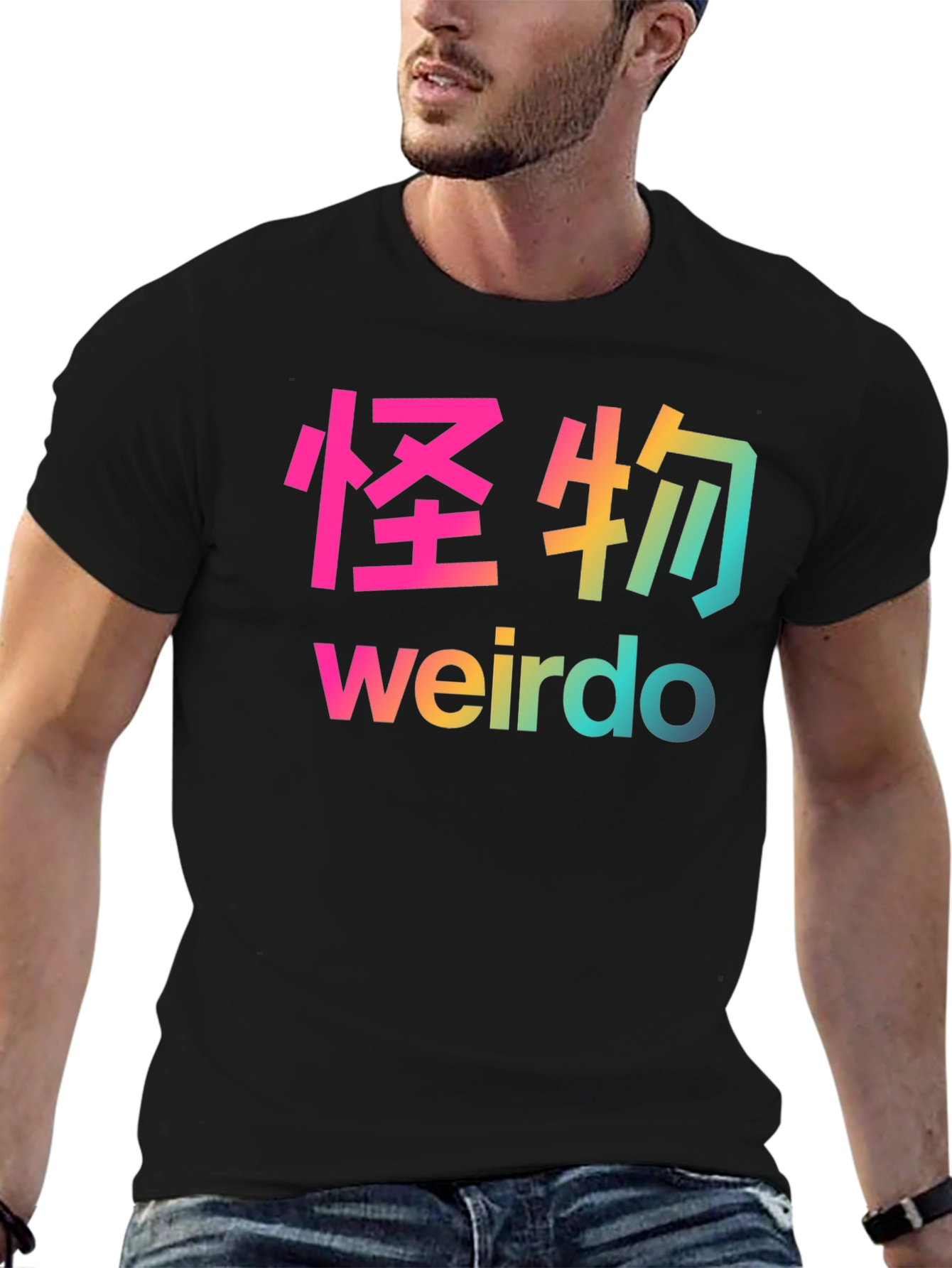 Rainbow Weirdo Graphic T-Shirt