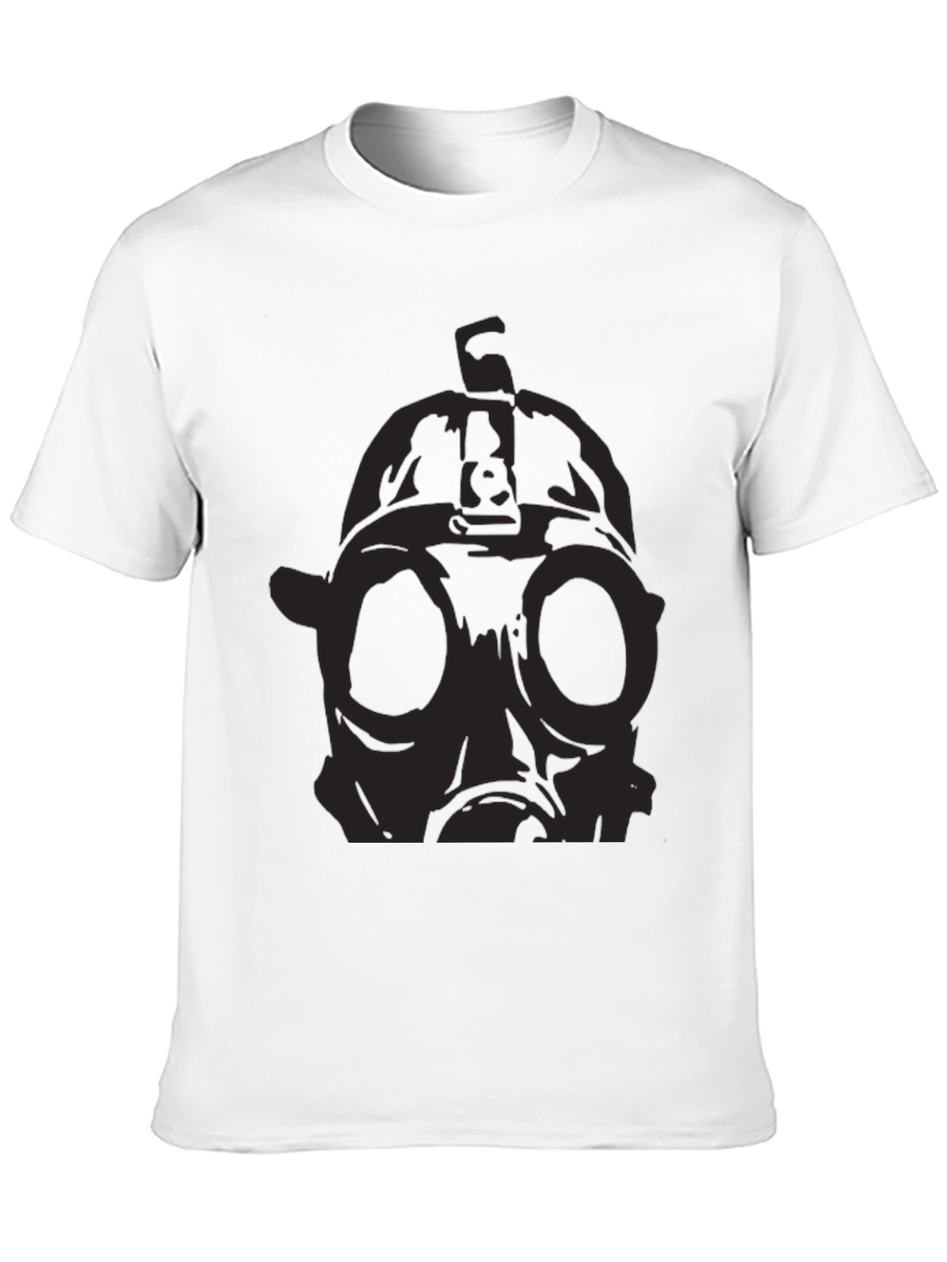 Gas Mask Graphic Black T-Shirt
