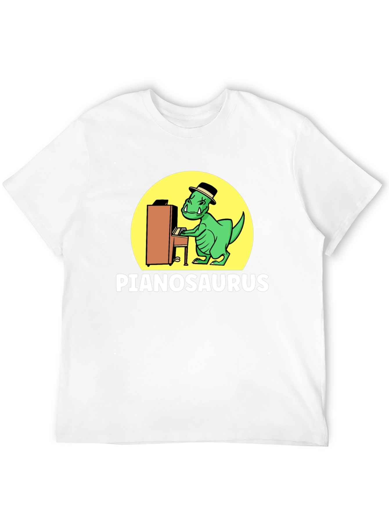 Pianosaurus T-Shirt - Cool Dino Musician