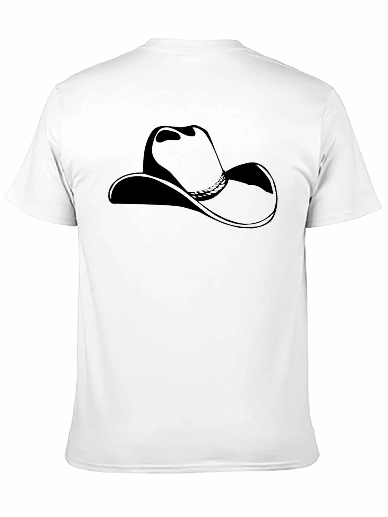 Black Cowboy Hat Graphic Tee - Stylish Casual Wear