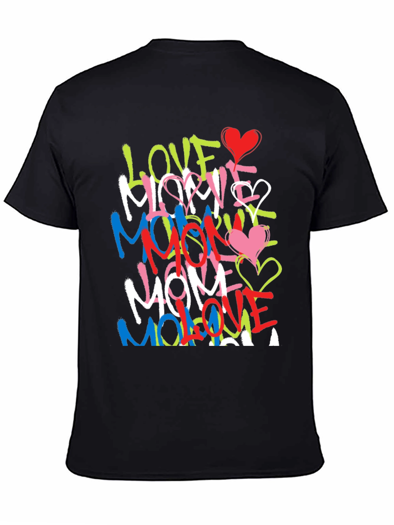 Love Mom Graphic Tee - Stylish Casual Comfort