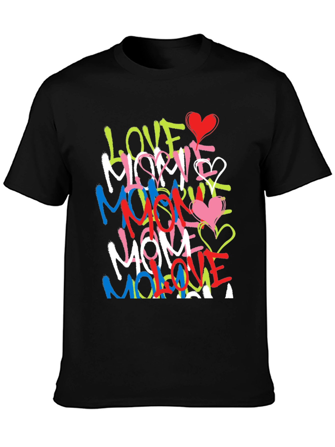 Love Mom Graphic Tee - Stylish Casual Comfort