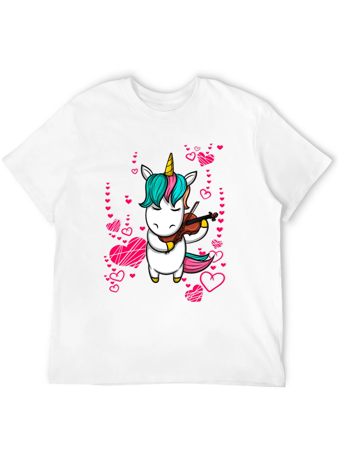 Unicorn Violinist Graphic Tee