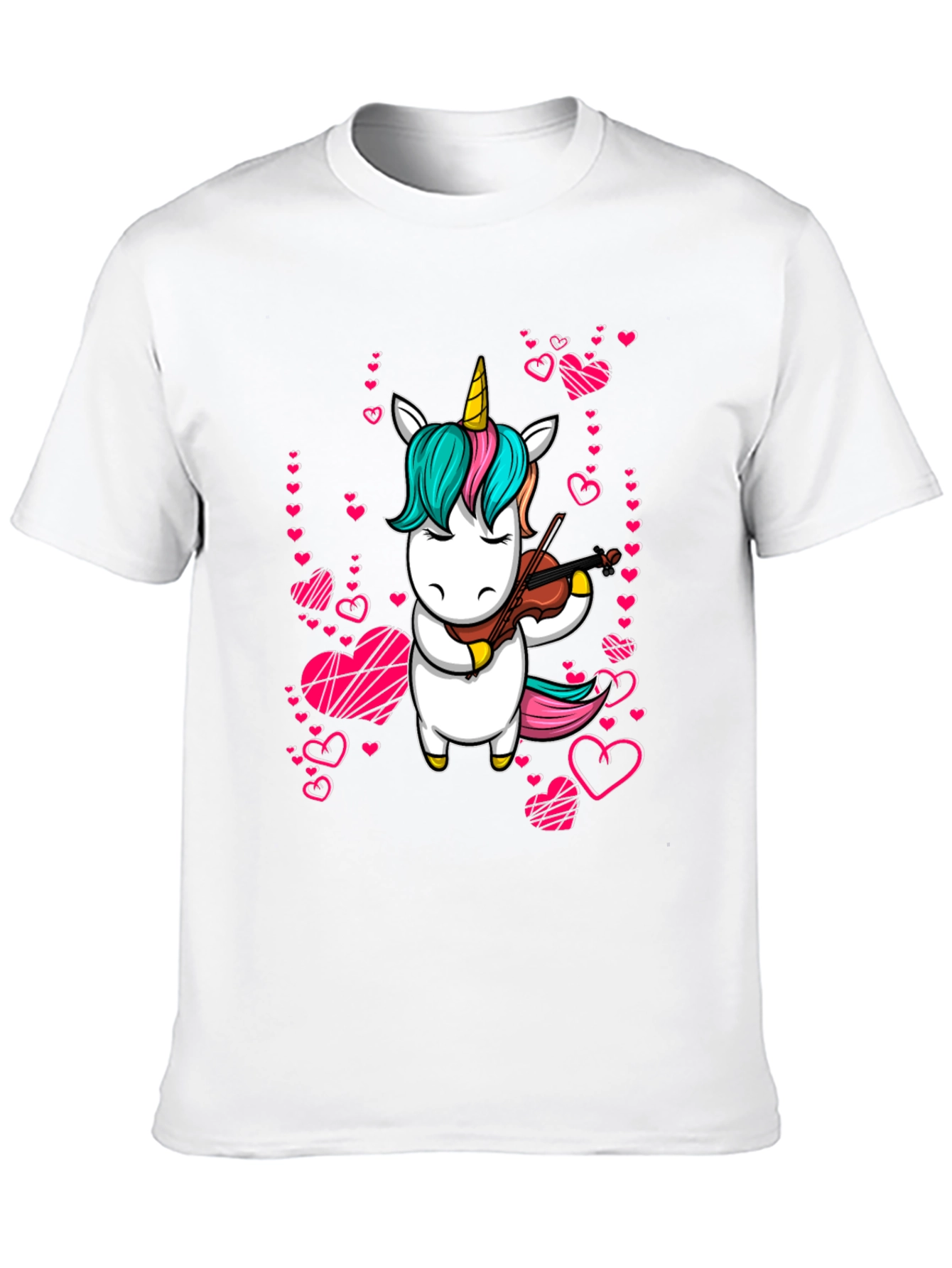 Unicorn Violinist Graphic Tee