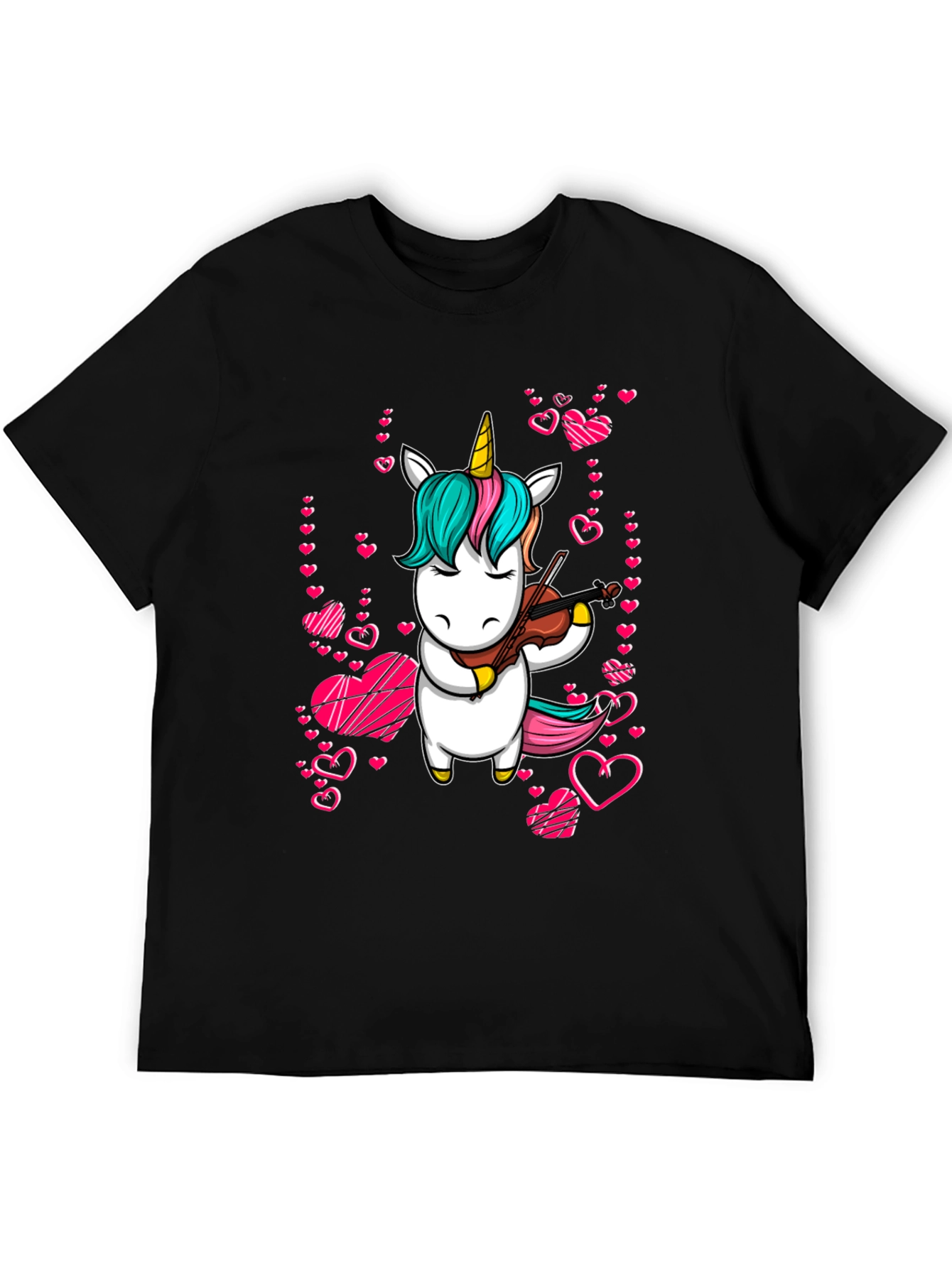 Unicorn Violinist Graphic Tee