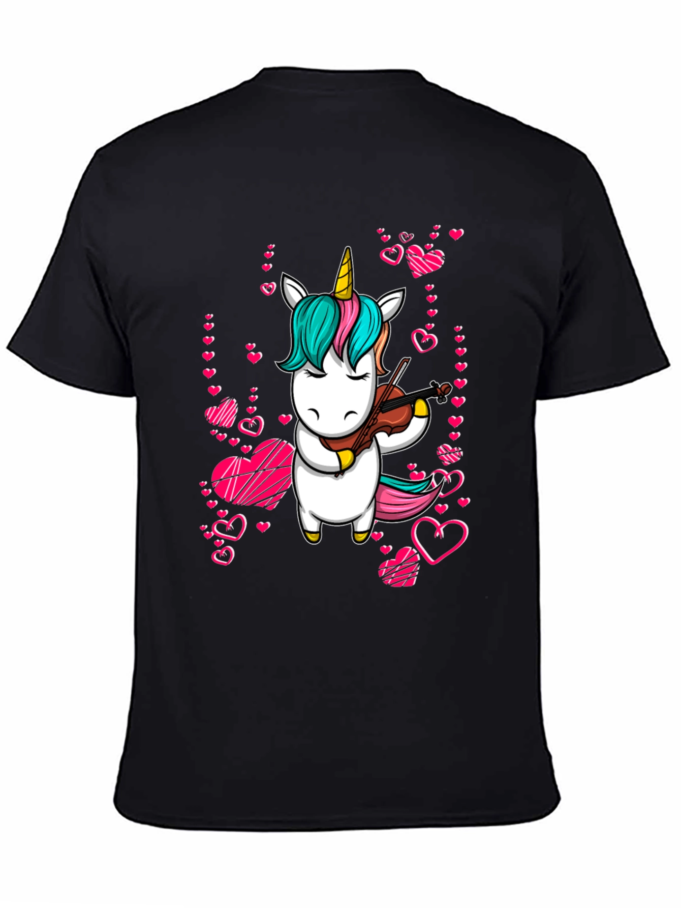 Unicorn Violinist Graphic Tee
