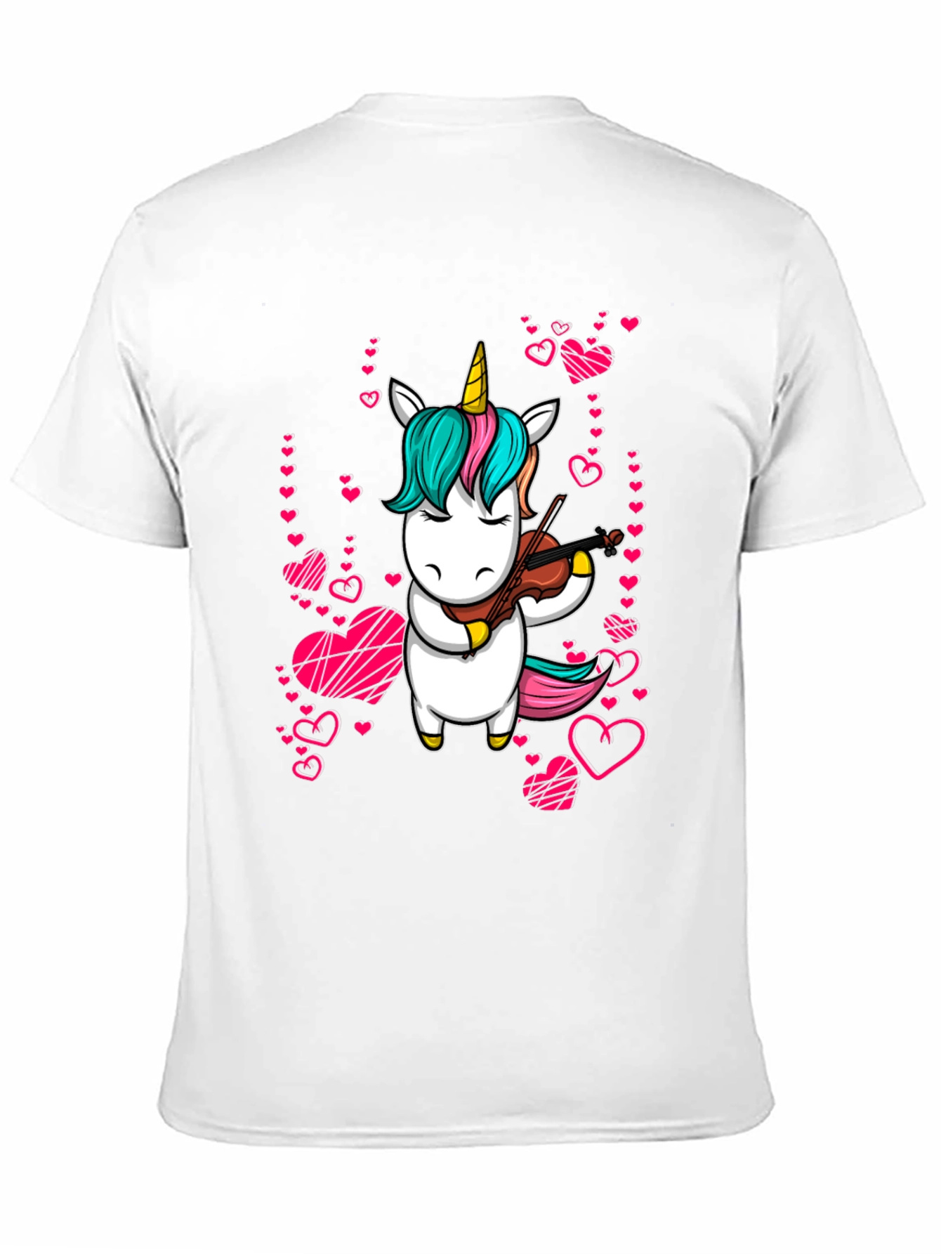 Unicorn Violinist Graphic Tee