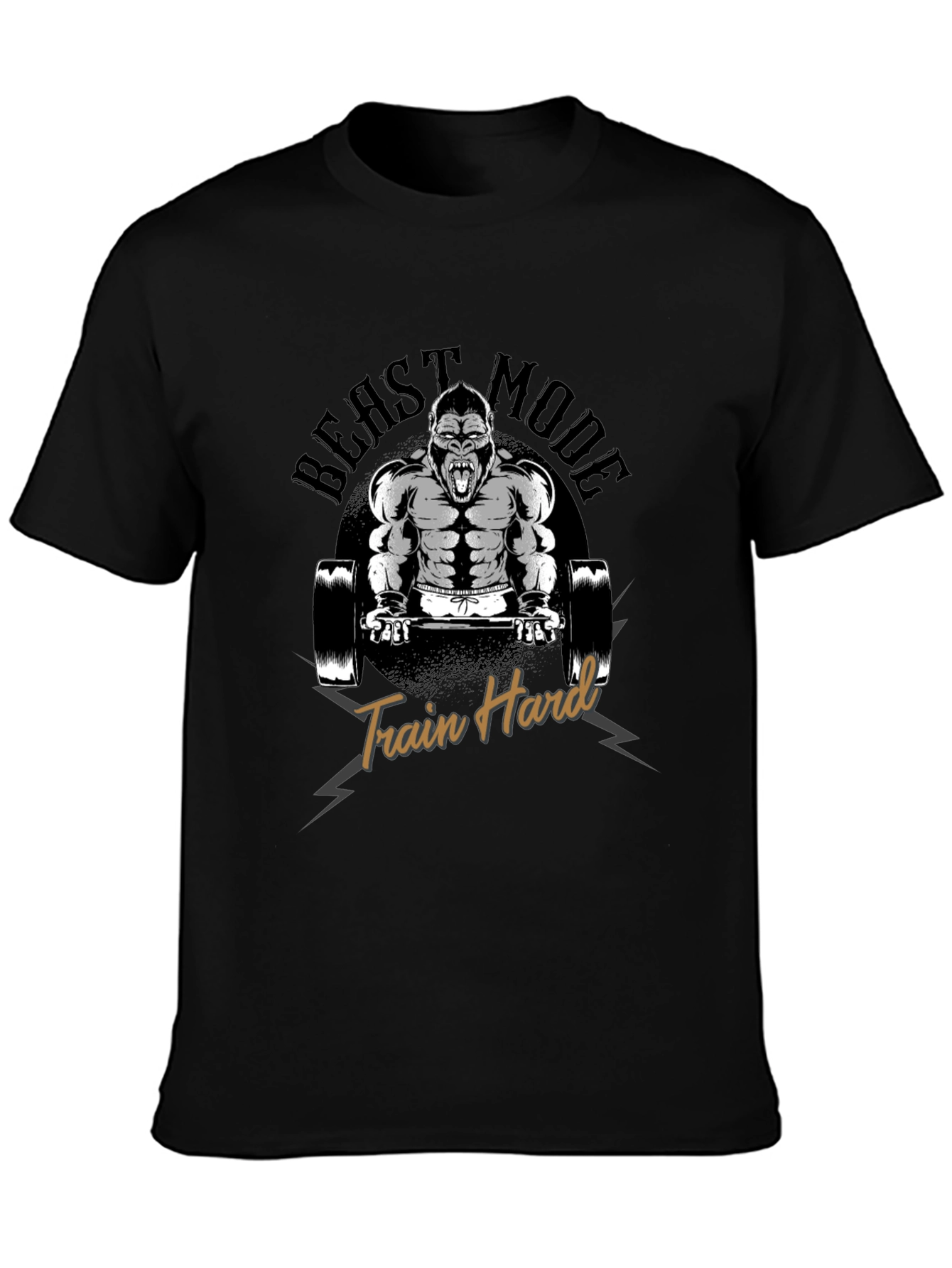Beast Mode Gorilla Gym T-Shirt - Train Hard