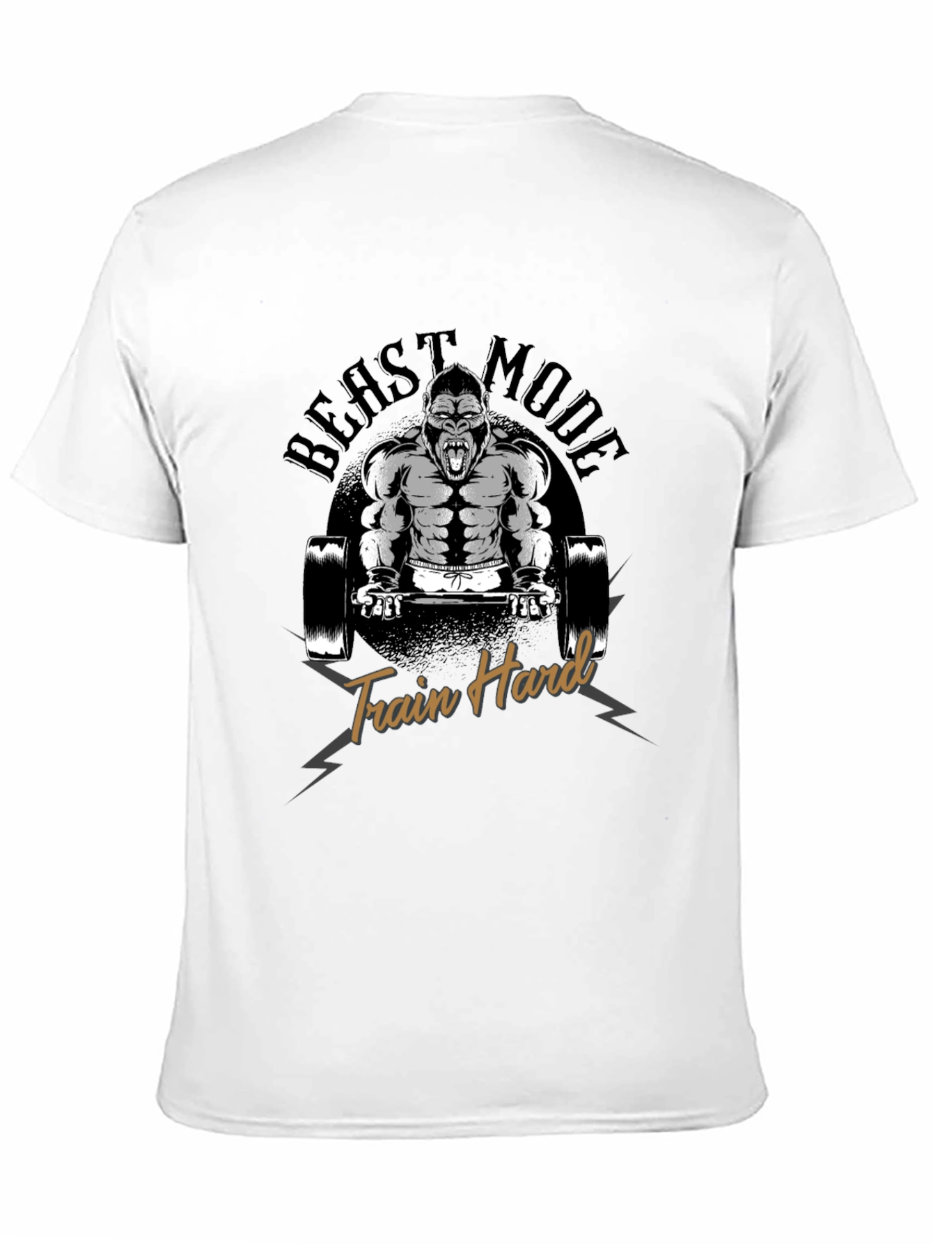 Beast Mode Gorilla Gym T-Shirt - Train Hard
