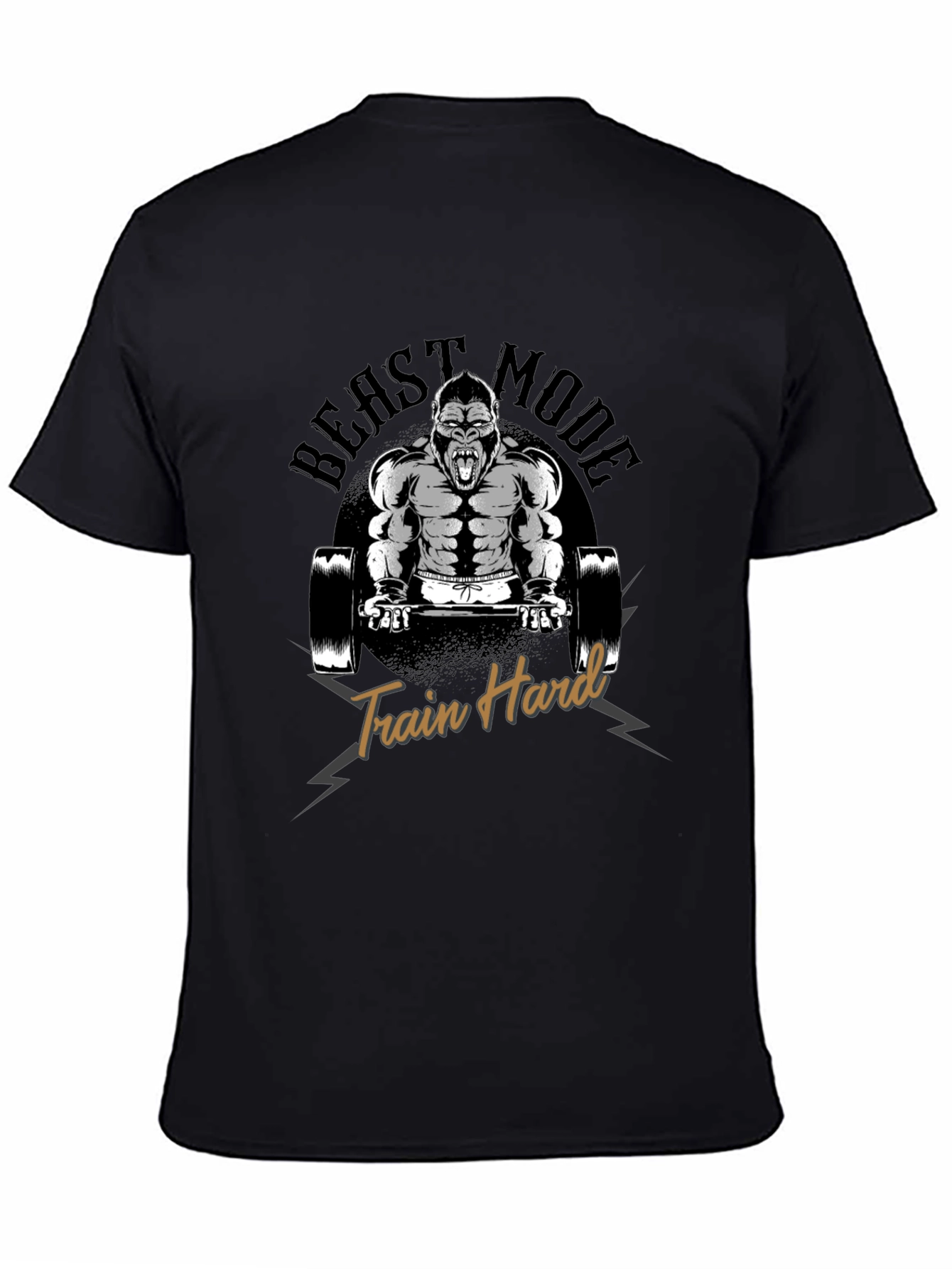 Beast Mode Gorilla Gym T-Shirt - Train Hard