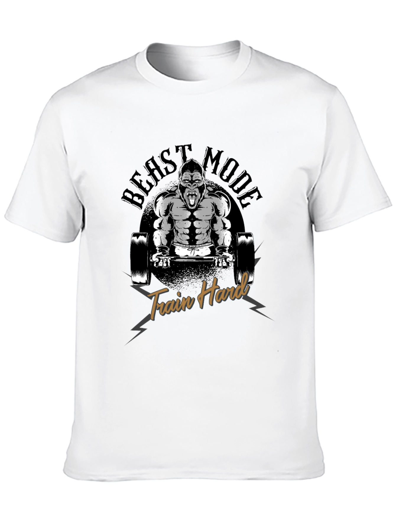 Beast Mode Gorilla Gym T-Shirt - Train Hard