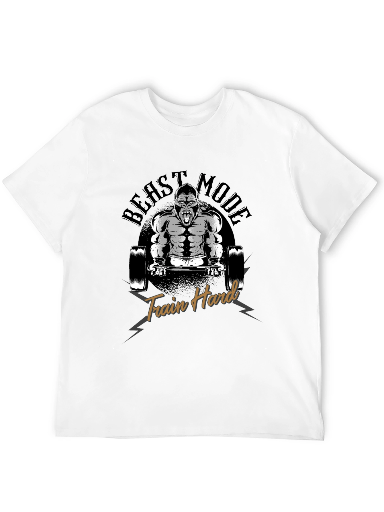 Beast Mode Gorilla Gym T-Shirt - Train Hard