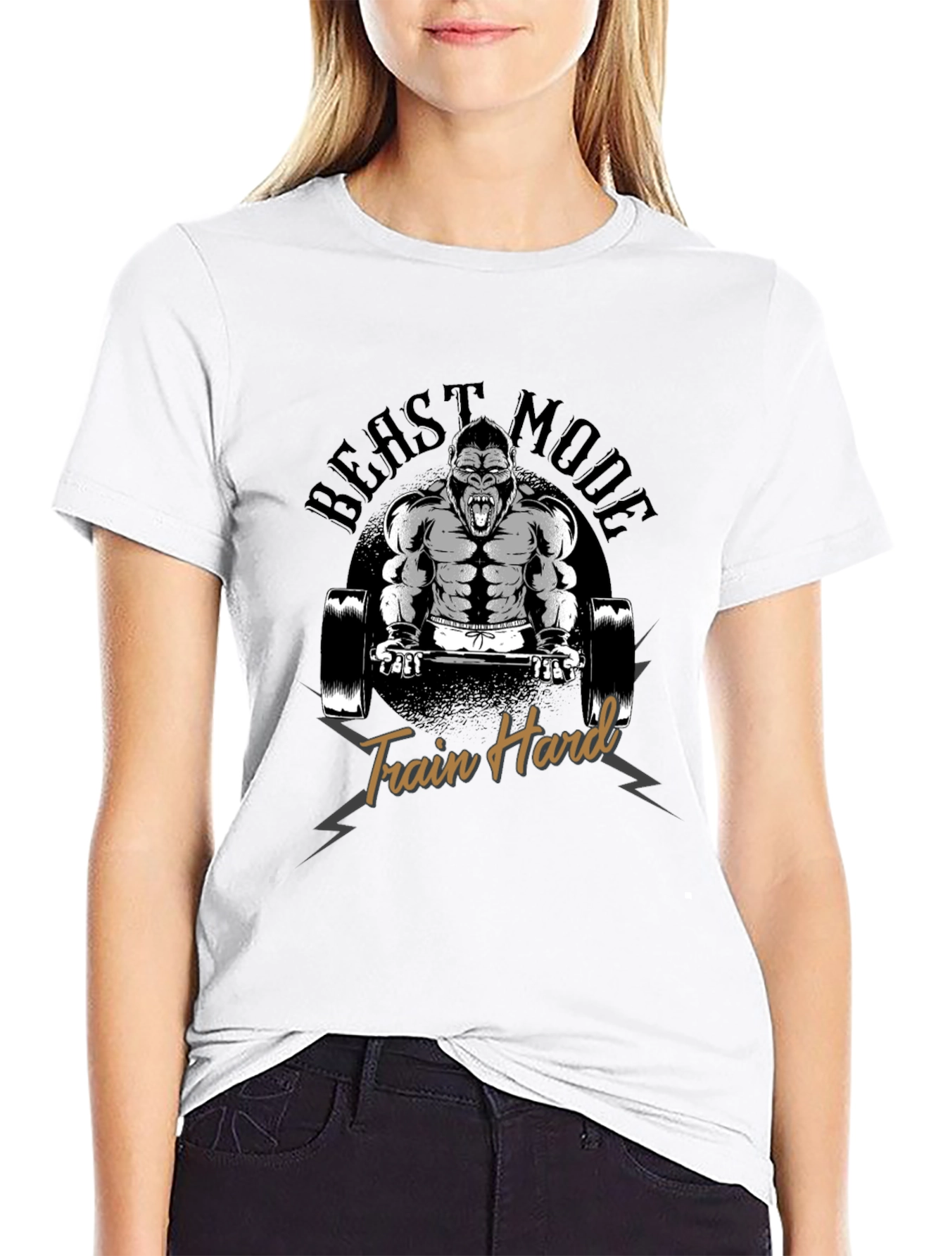 Beast Mode Gorilla Gym T-Shirt - Train Hard