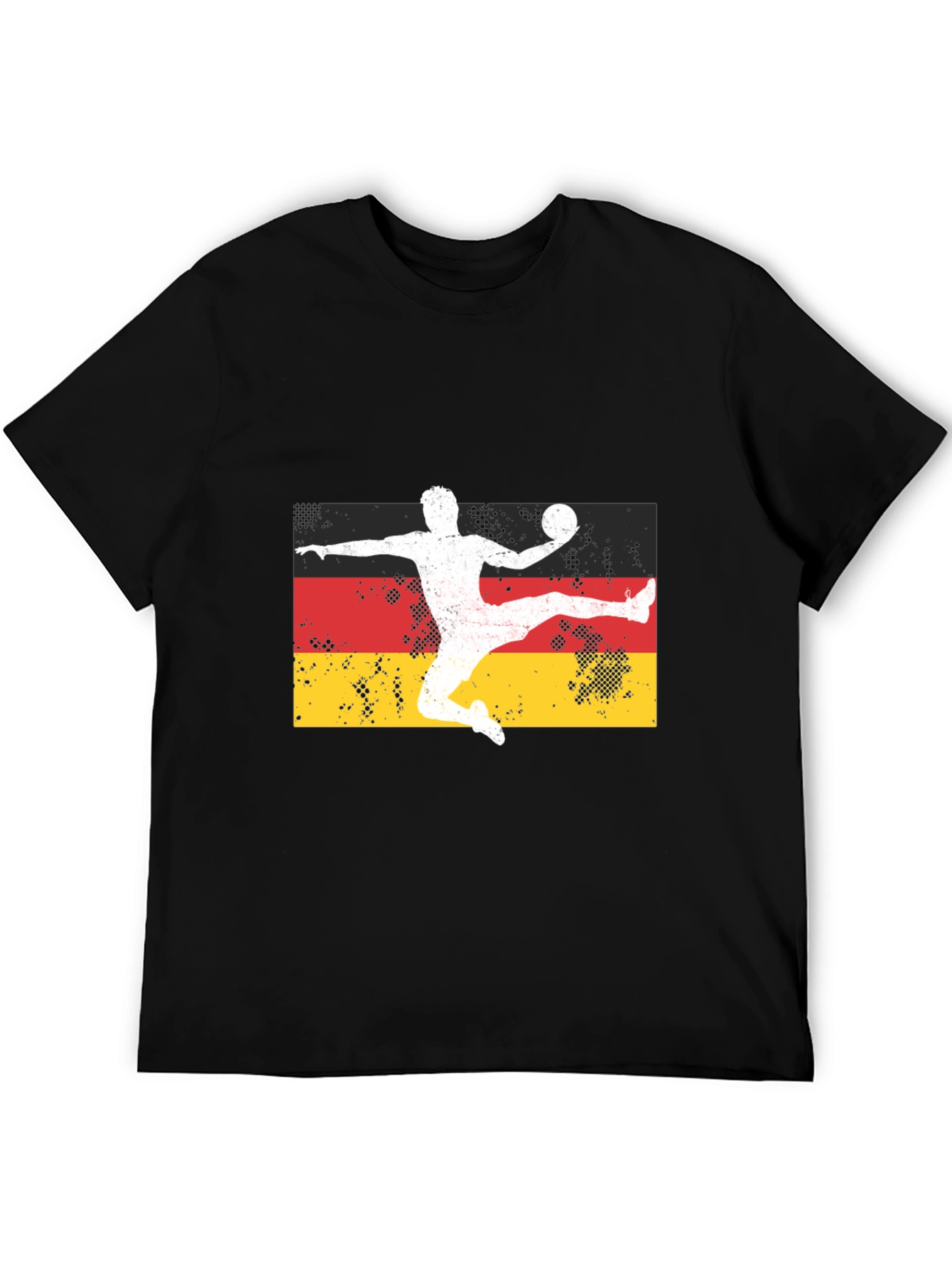 Germany Handball Player Black T-Shirt
