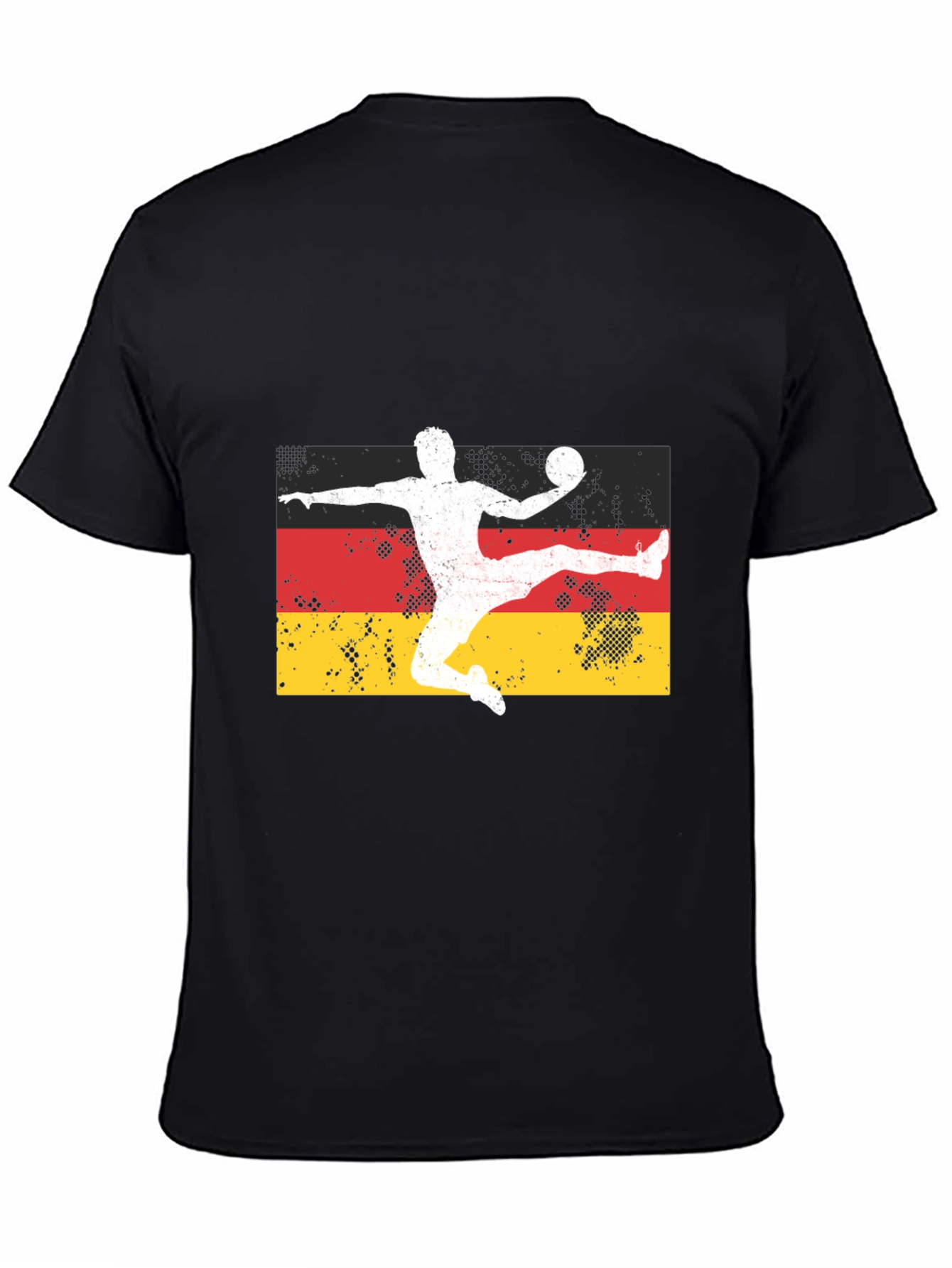 Germany Handball Player Black T-Shirt
