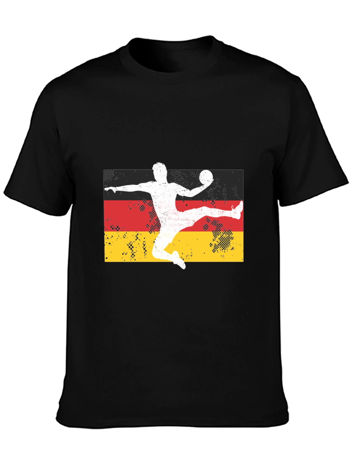Germany Handball Player Black T-Shirt