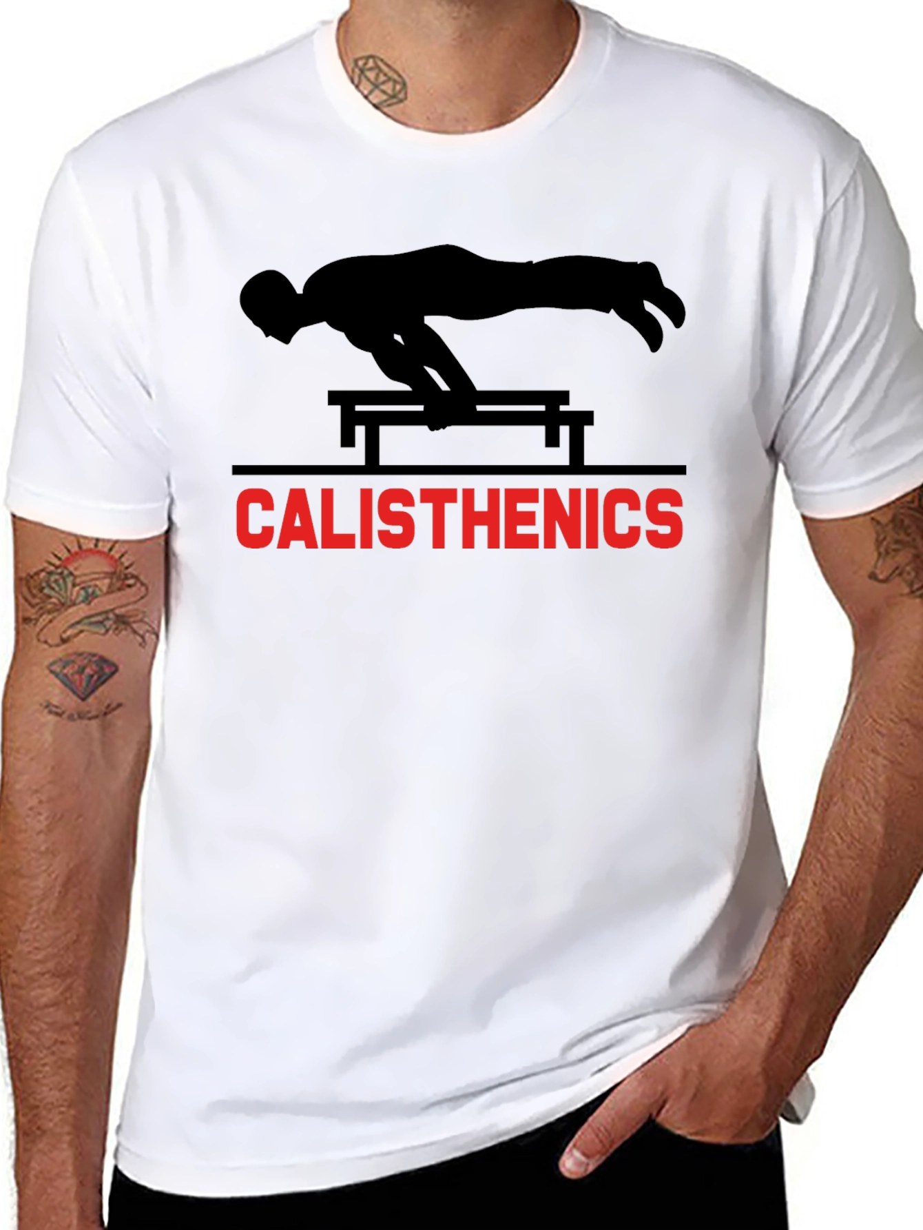 Calisthenics T-Shirt - Black Graphic Tee
