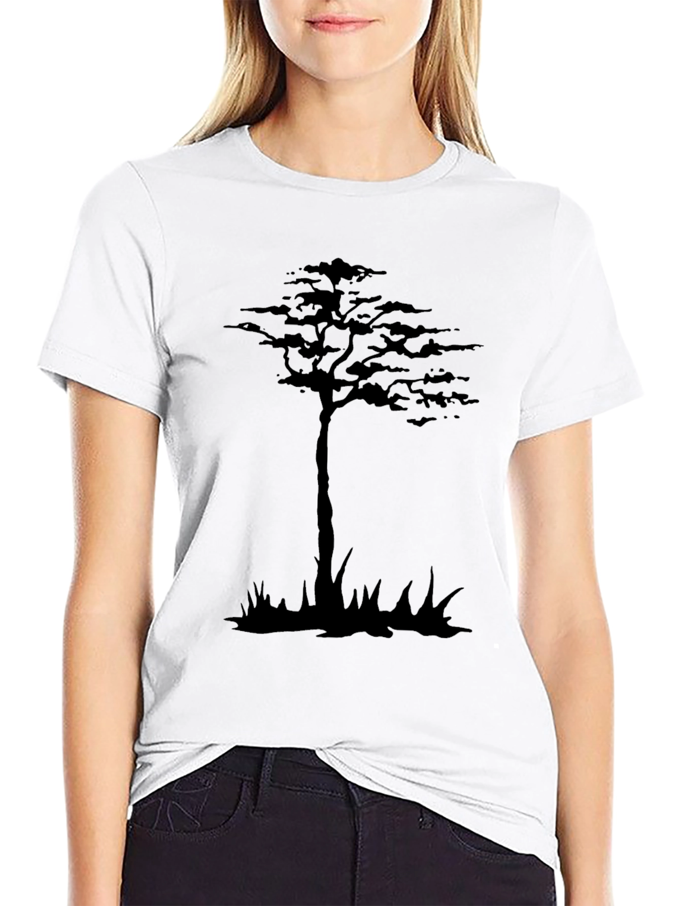 Black Tree Graphic Tee - Stylish & Unique