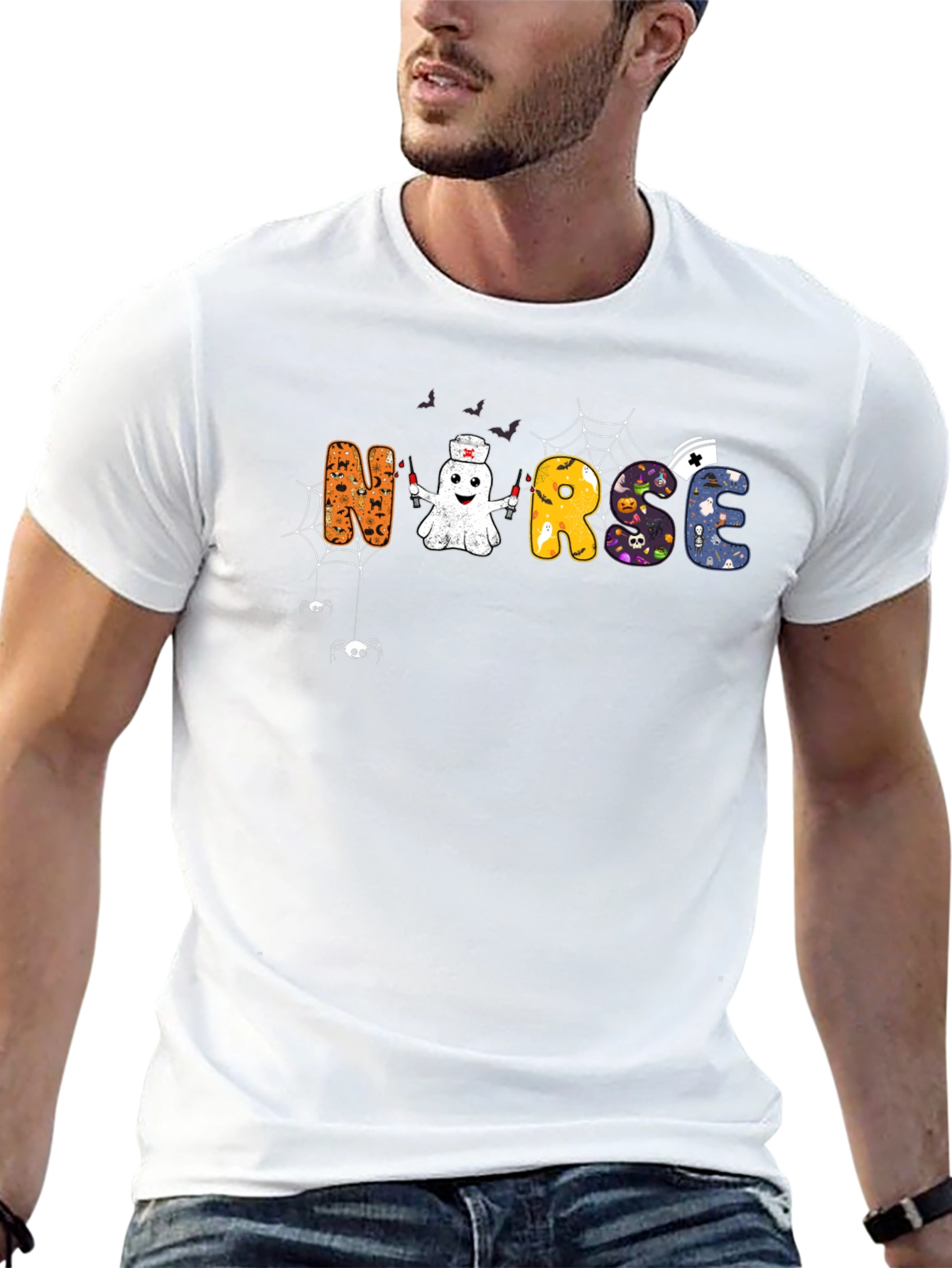 Halloween Nurse Graphic Tee