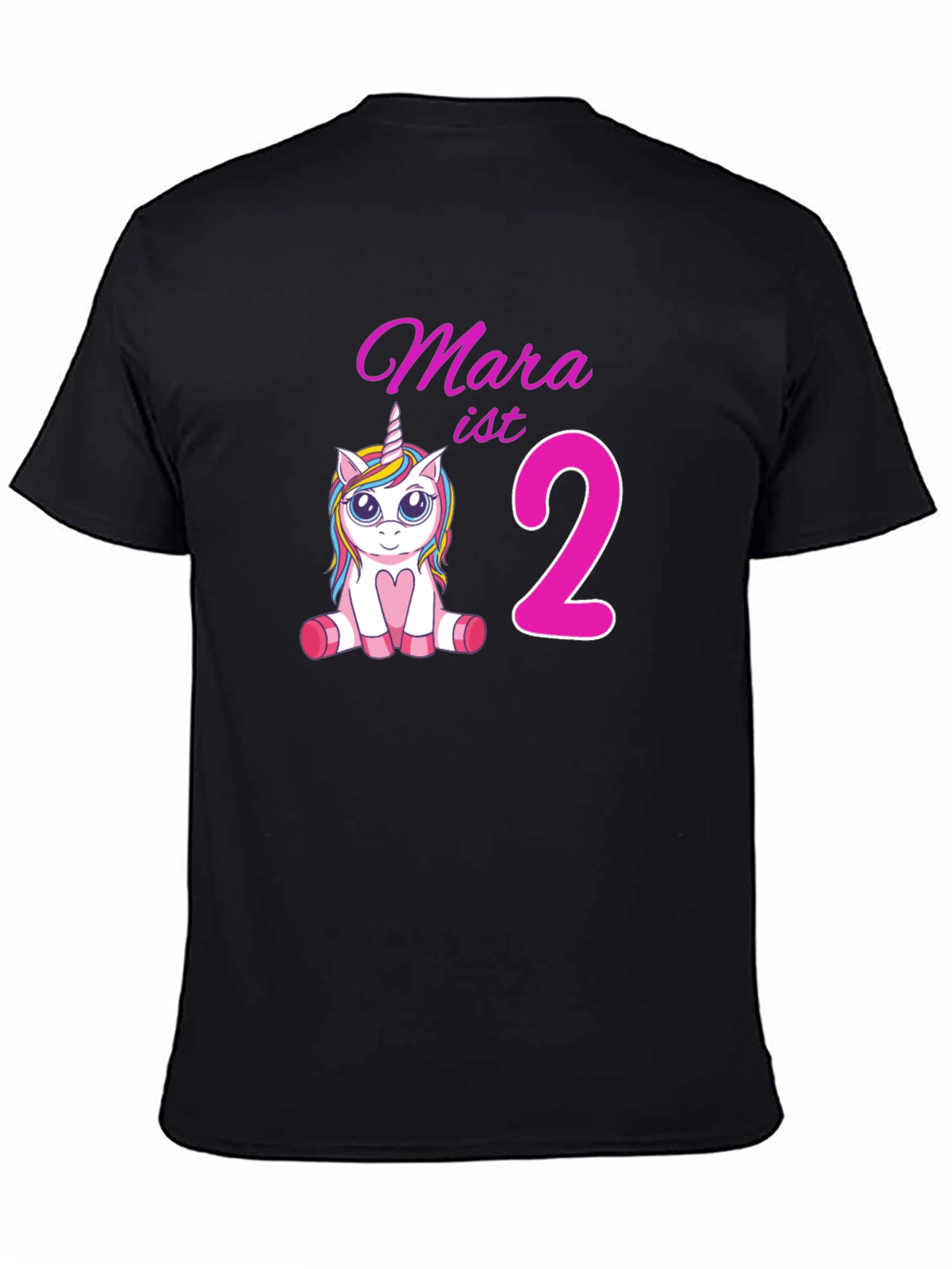 Mara ist 2 Unicorn Birthday T-Shirt