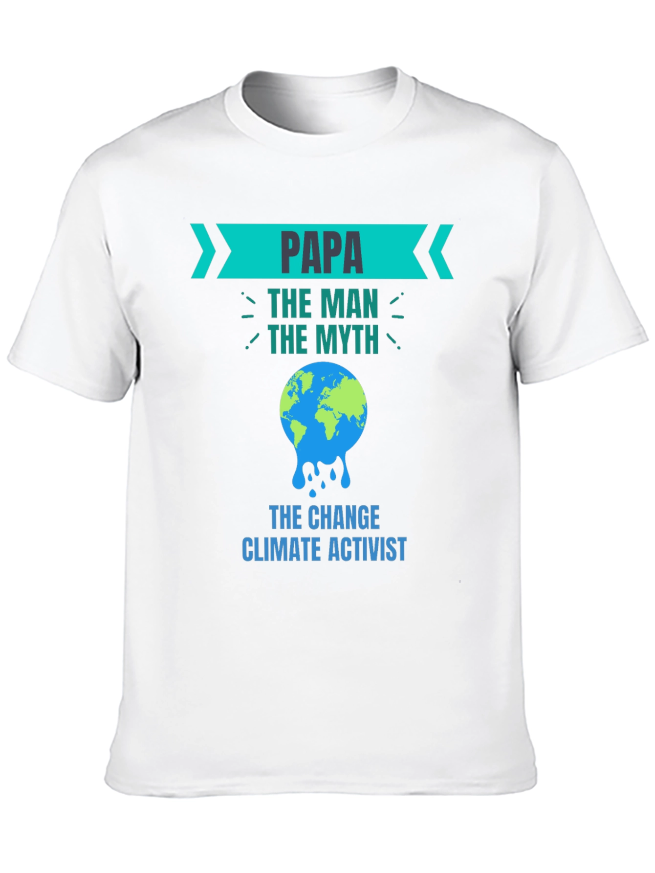 Papa Climate Activist T-Shirt