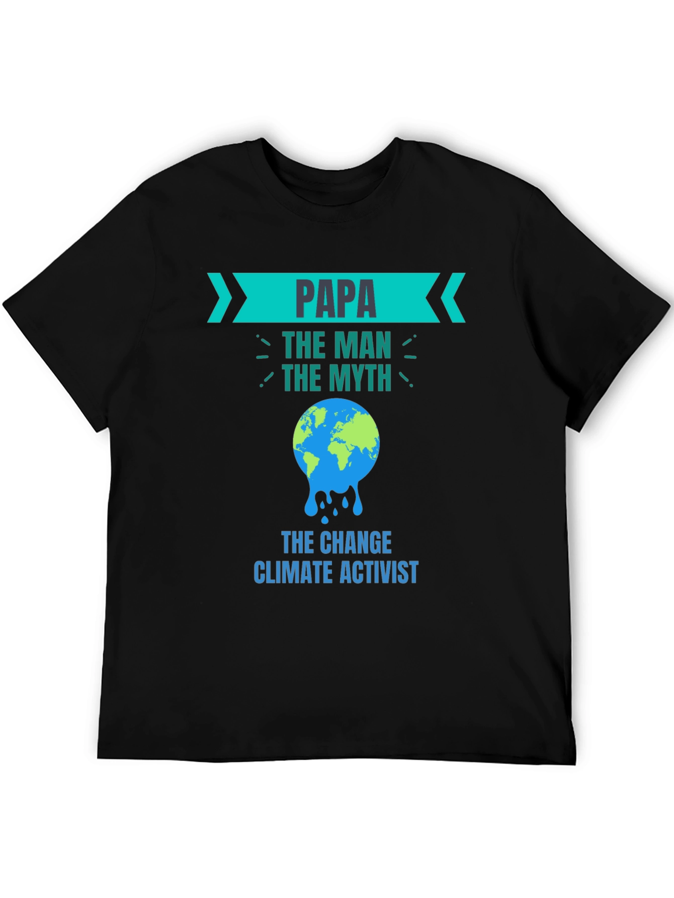 Papa Climate Activist T-Shirt