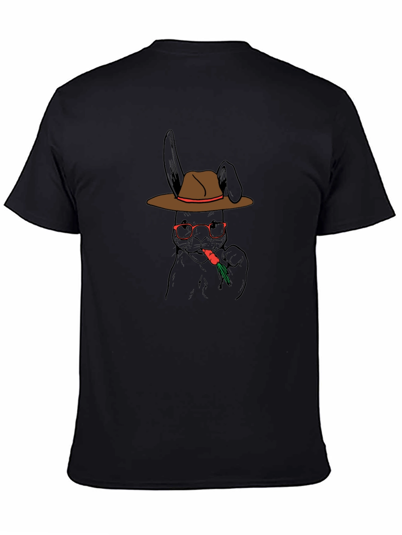 Cool Rabbit in Hat Graphic Tee