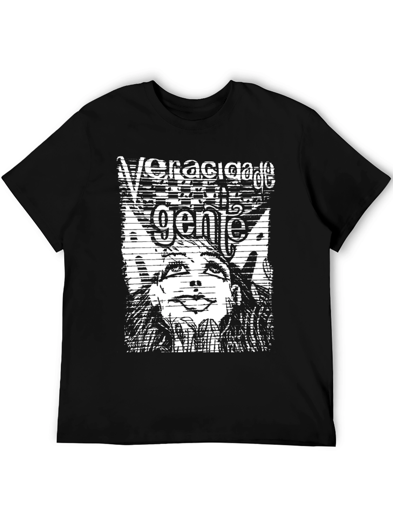 Veracigage Genie Black Graphic Tee