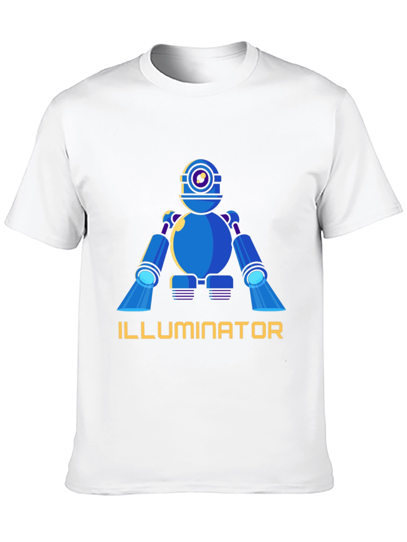 Illuminator Robot Graphic T-Shirt