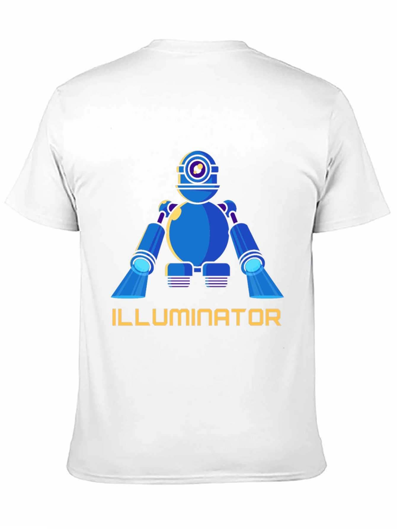 Illuminator Robot Graphic T-Shirt