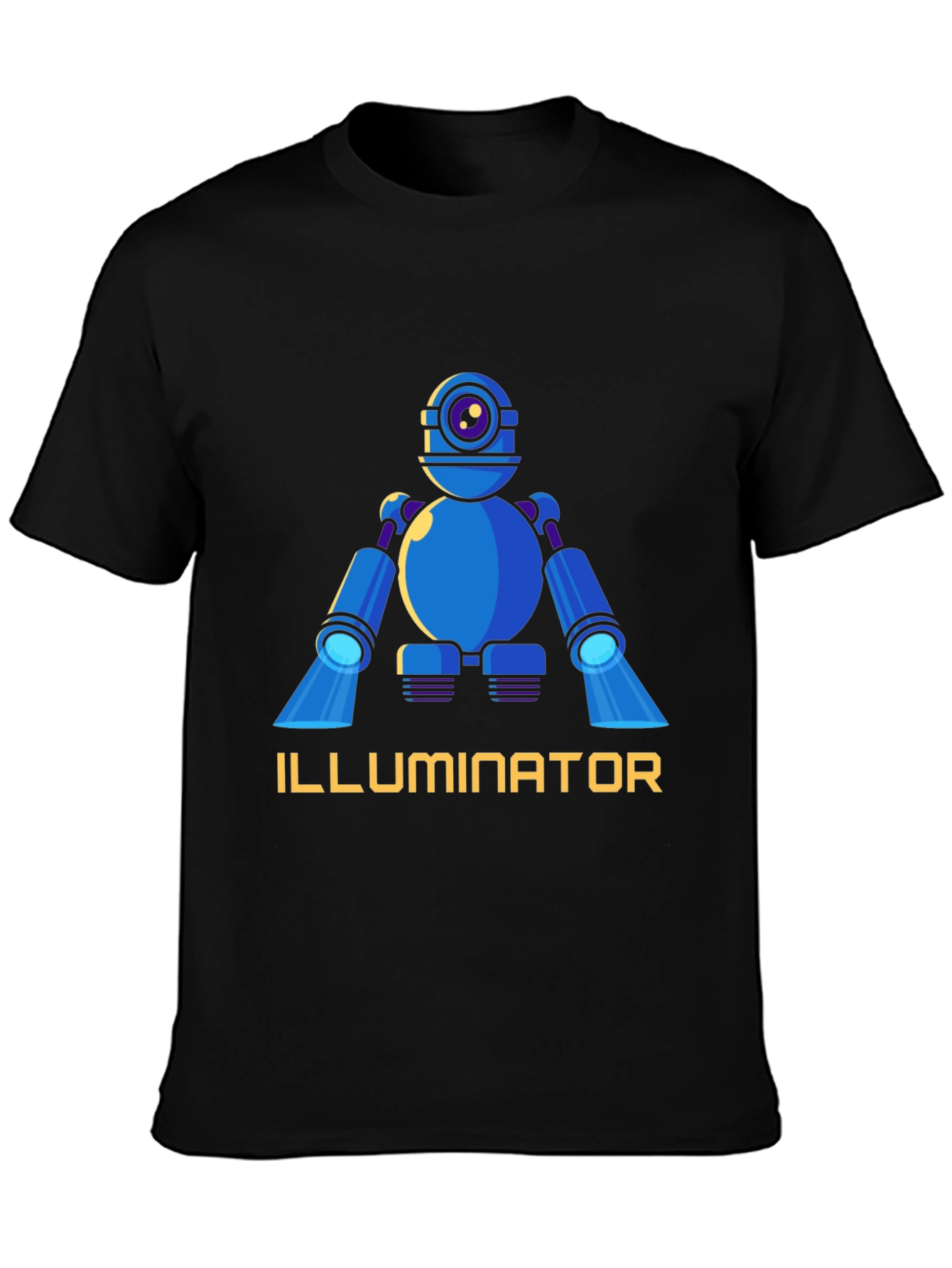 Illuminator Robot Graphic T-Shirt