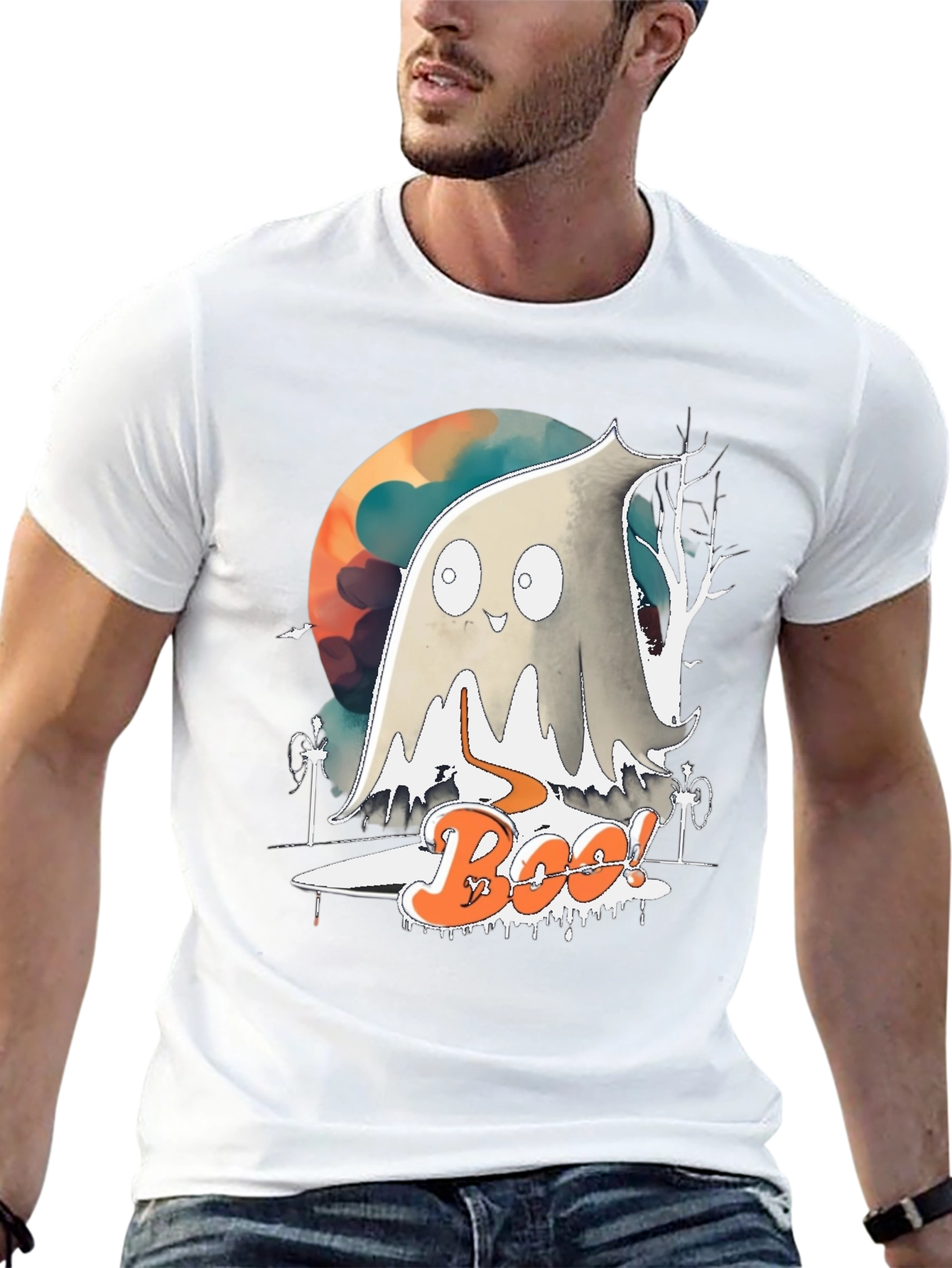 Halloween Ghost Boo T-Shirt