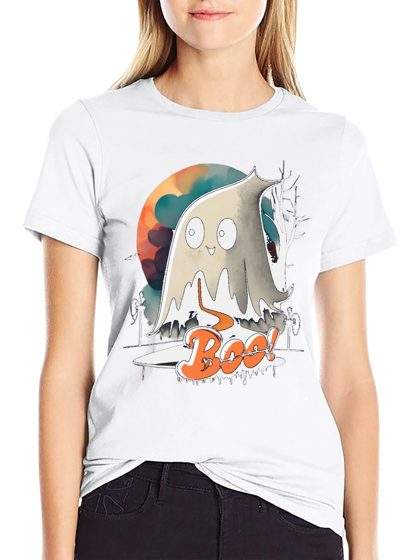 Halloween Ghost Boo T-Shirt