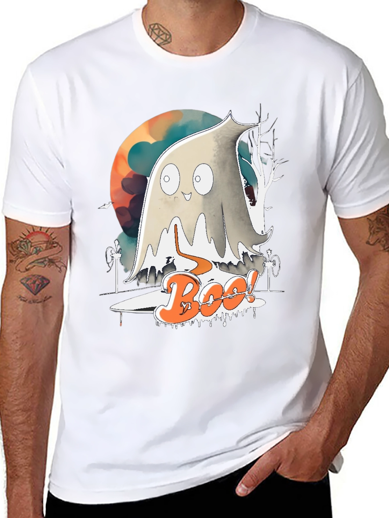 Halloween Ghost Boo T-Shirt