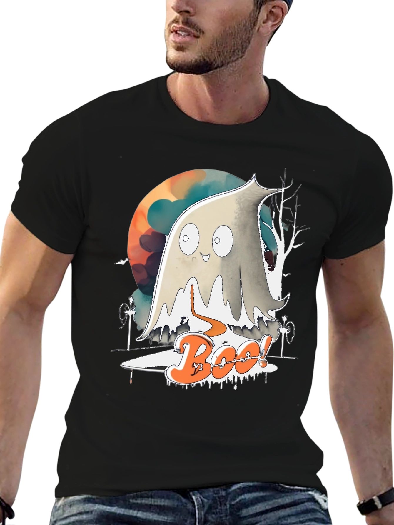 Halloween Ghost Boo T-Shirt