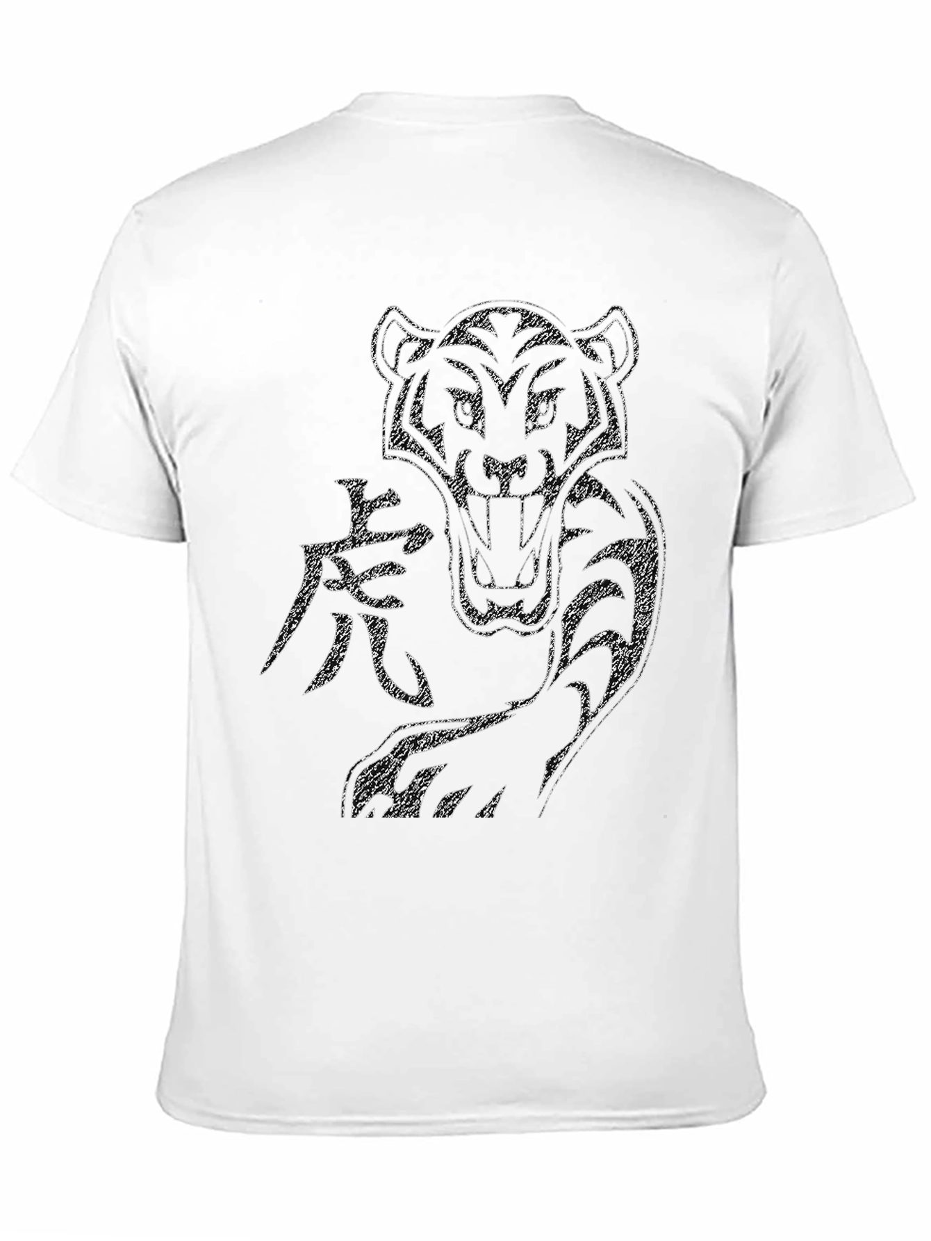 Tiger Graphic Print Mens T-Shirt