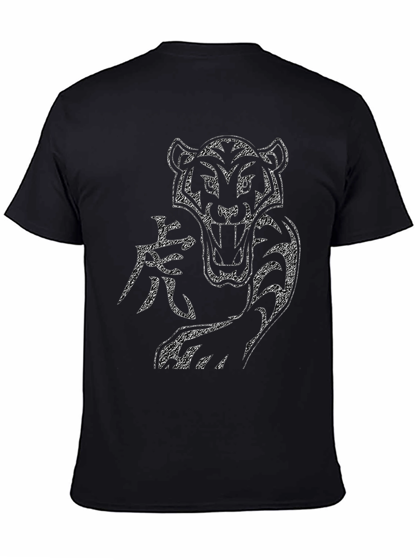 Tiger Graphic Print Mens T-Shirt