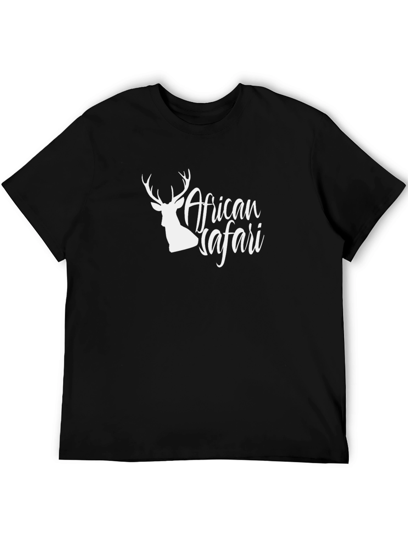 African Safari Deer Graphic T-Shirt
